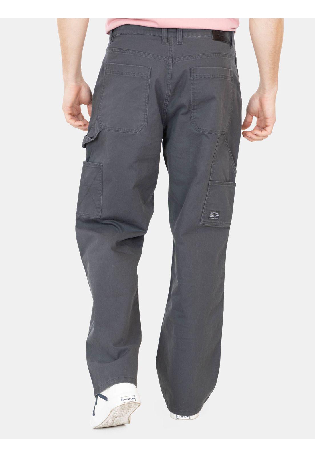 Pantalón Kumi Gris Hombre Maui And Sons-3