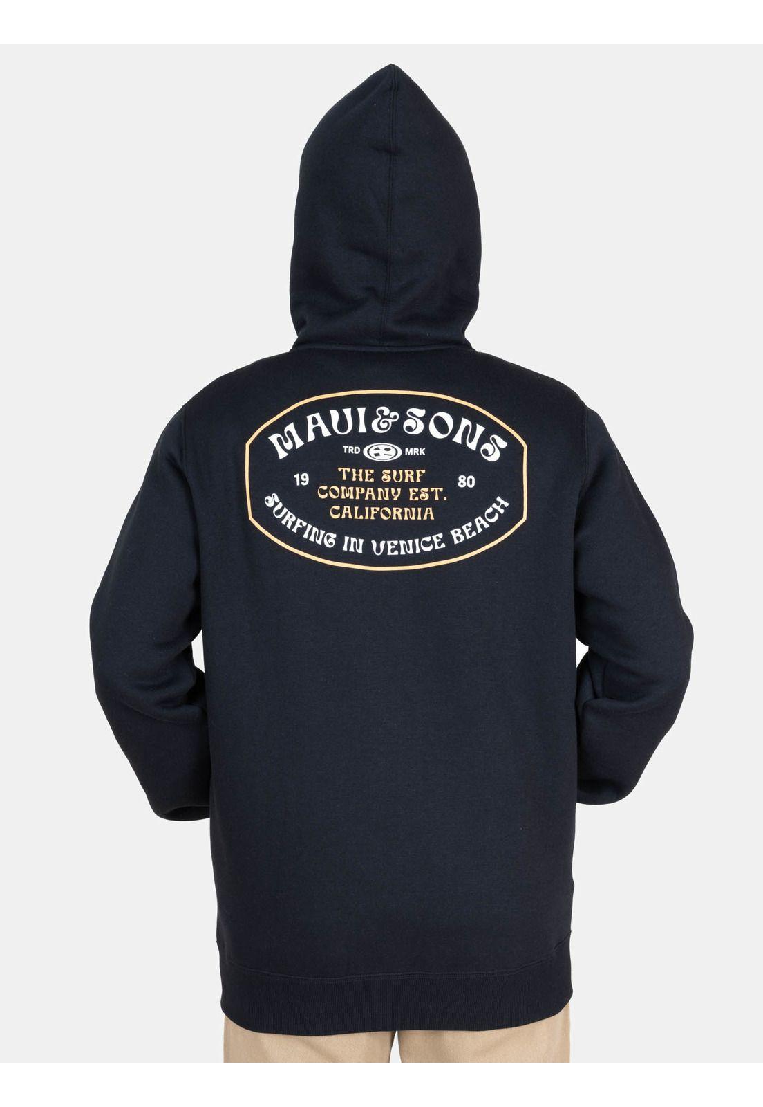 Poleron FZ Tide Negro Hombre Maui And Sons-1