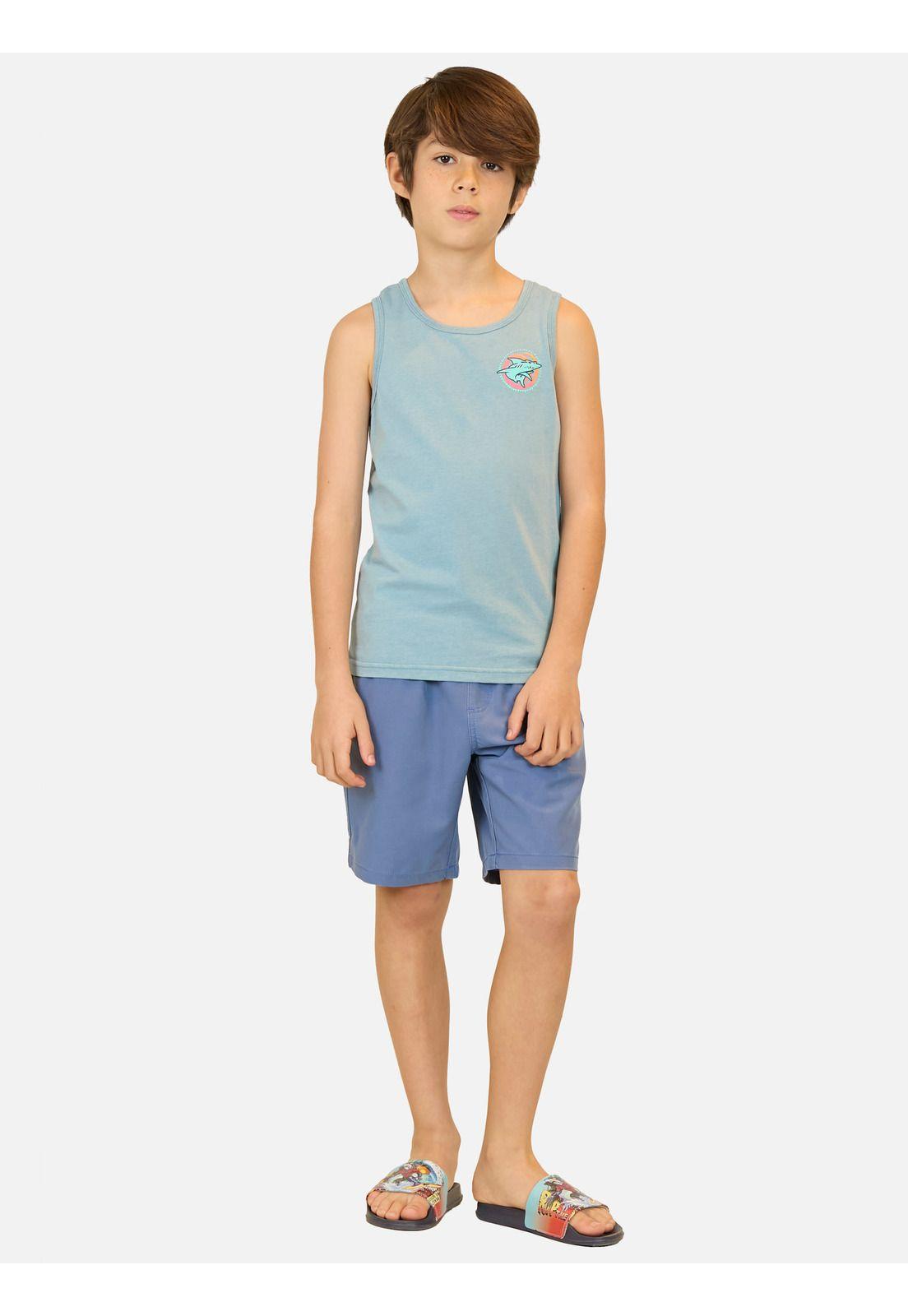 Polera S/M Gondole Celeste Niño Maui And Sons-3
