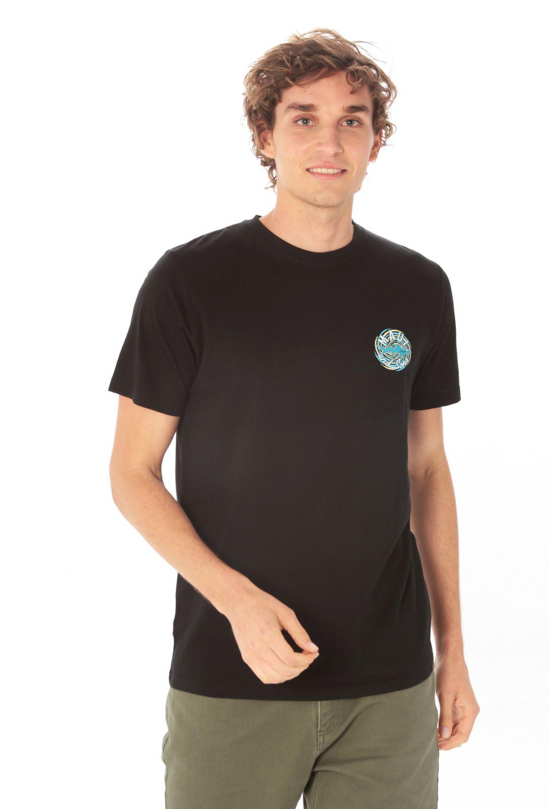 Polera M/C Basica Hombre 5P393-MV21 Negro-0