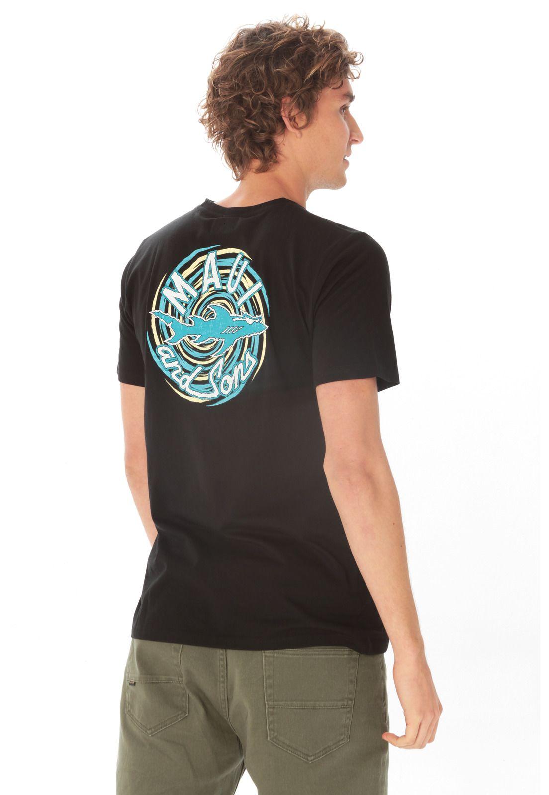 Polera M/C Basica Hombre 5P393-MV21 Negro-1