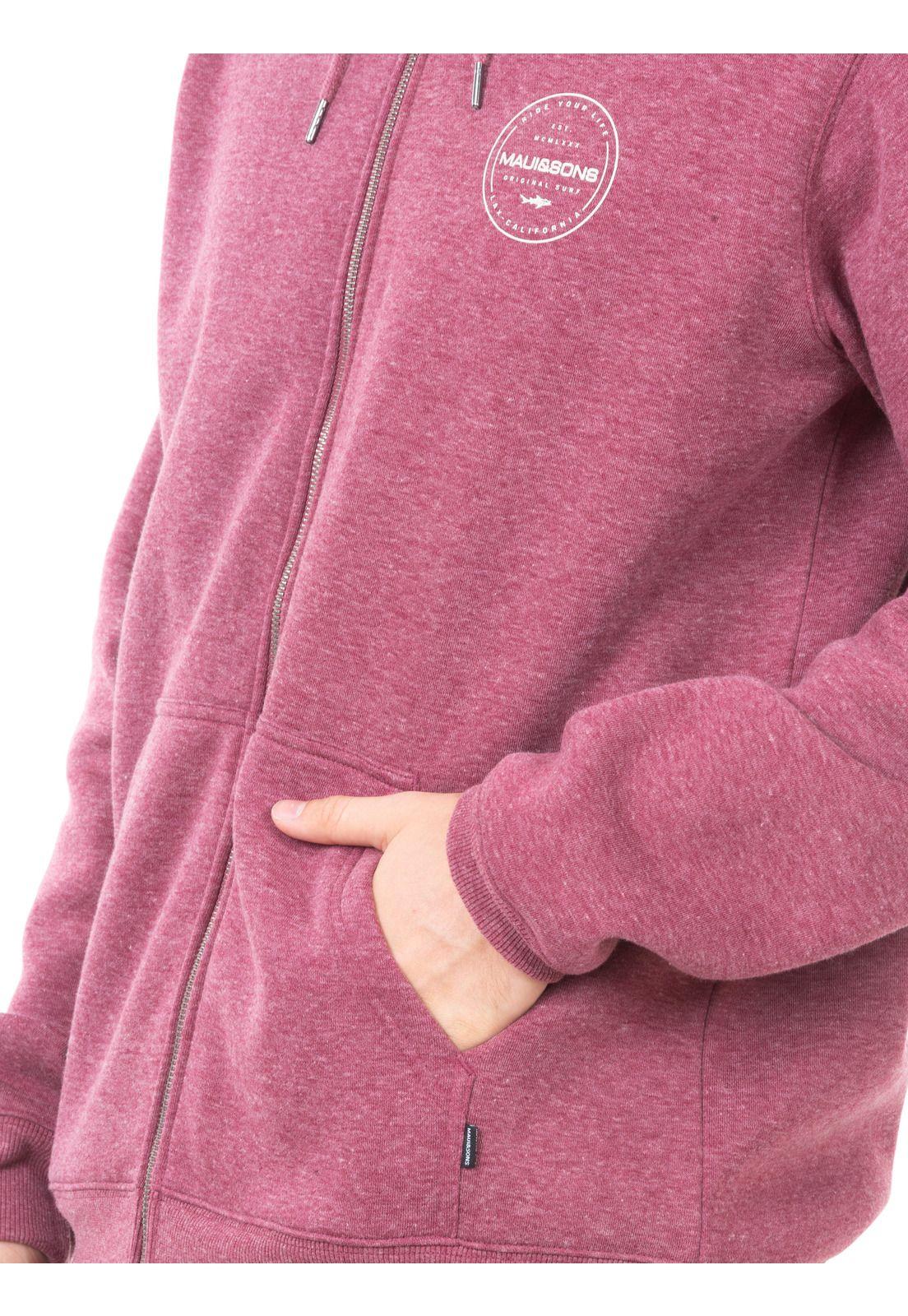 Poleron Fullzipper Hombre 5O989-MI20 Burdeo-2