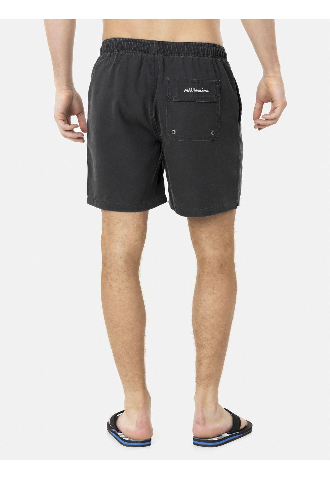 Traje de Baño Hombre 5T1729 Negro Maui and Sons-1