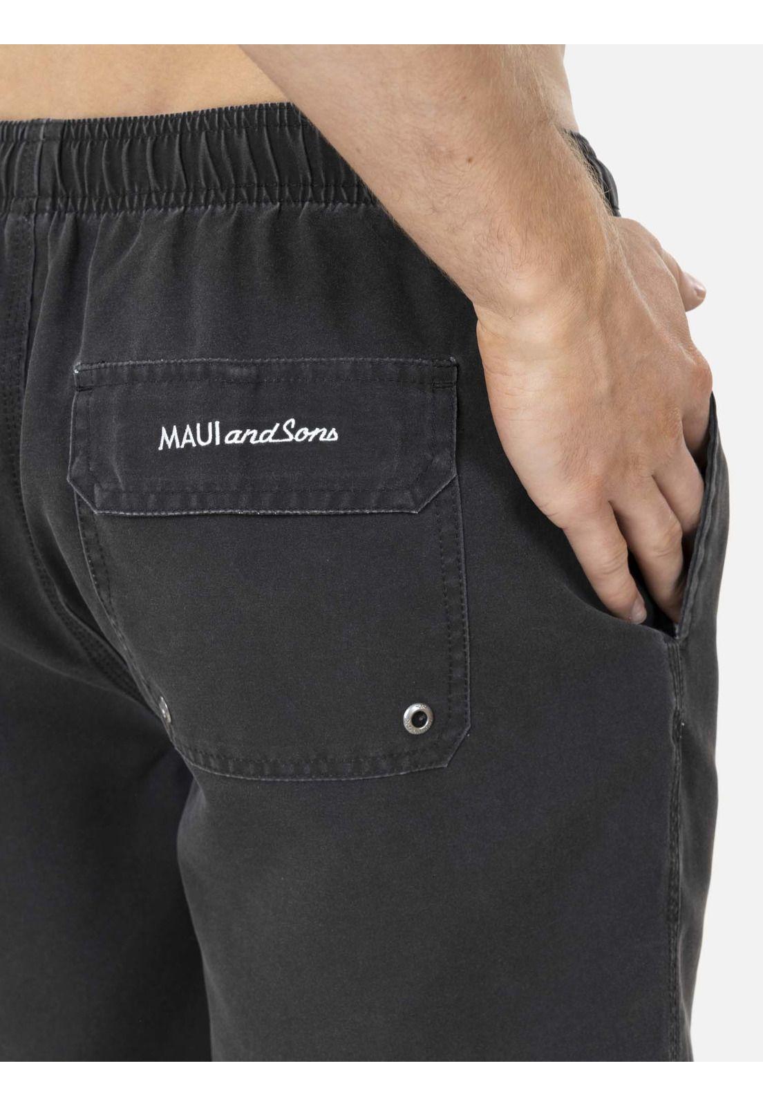 Traje de Baño Hombre 5T1729 Negro Maui and Sons-2