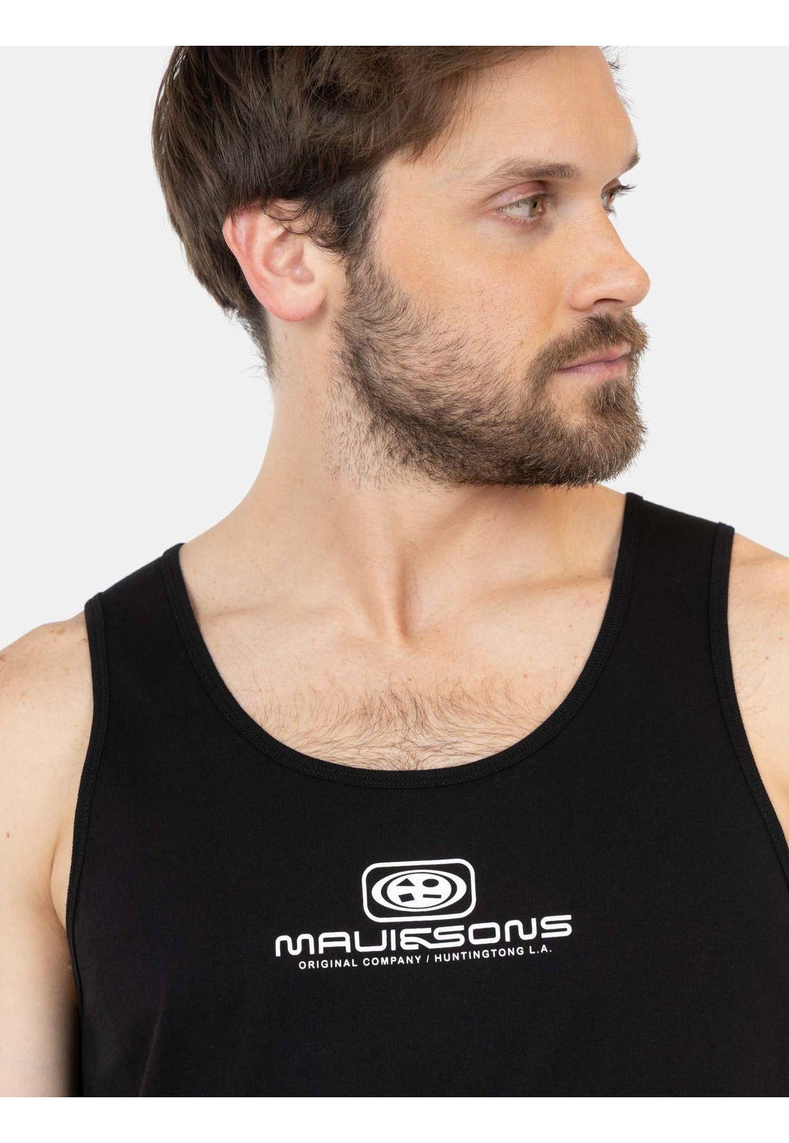 Polera UVP Brisa Solar Negro Hombre Maui And Sons-2