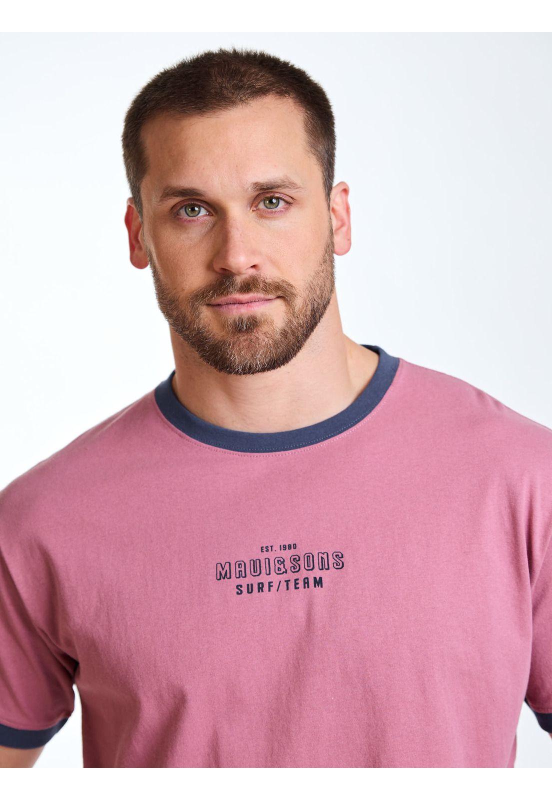 Polera MC Surfside Rosado Hombre Maui and Sons-3