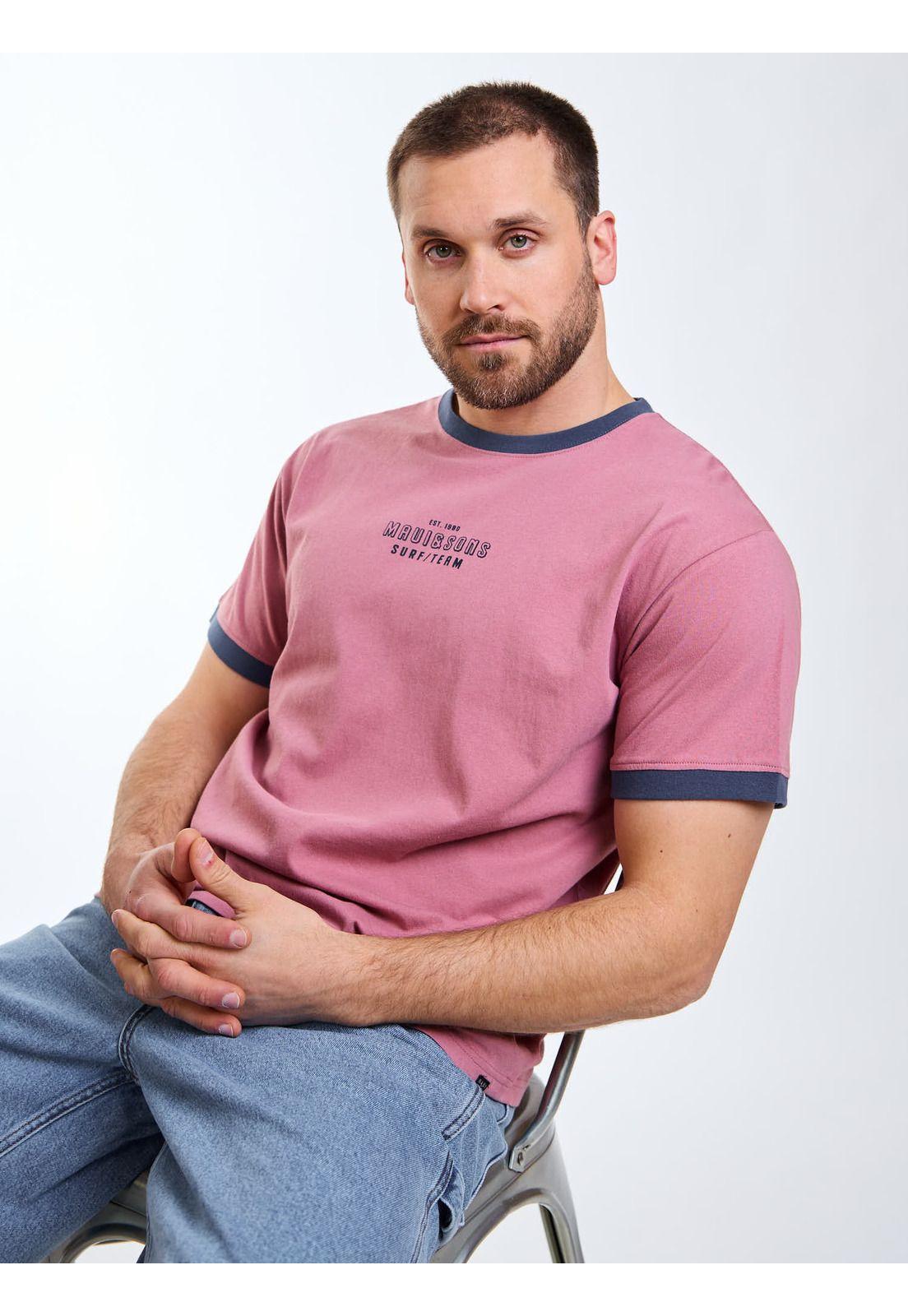 Polera MC Surfside Rosado Hombre Maui and Sons-6