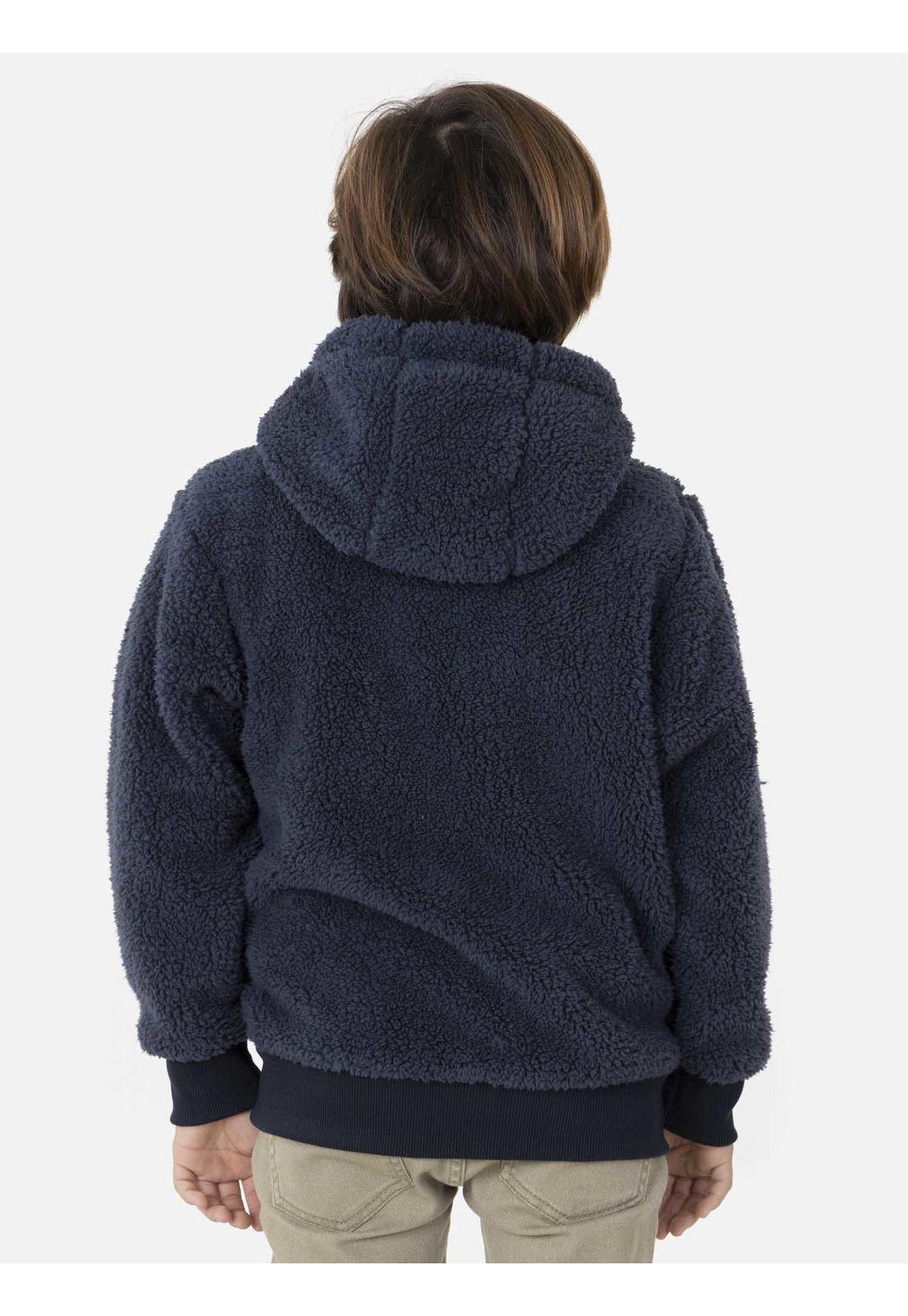 Poleron SOFT CLASSIC SHERPA Niño Azul Maui and Sons-2
