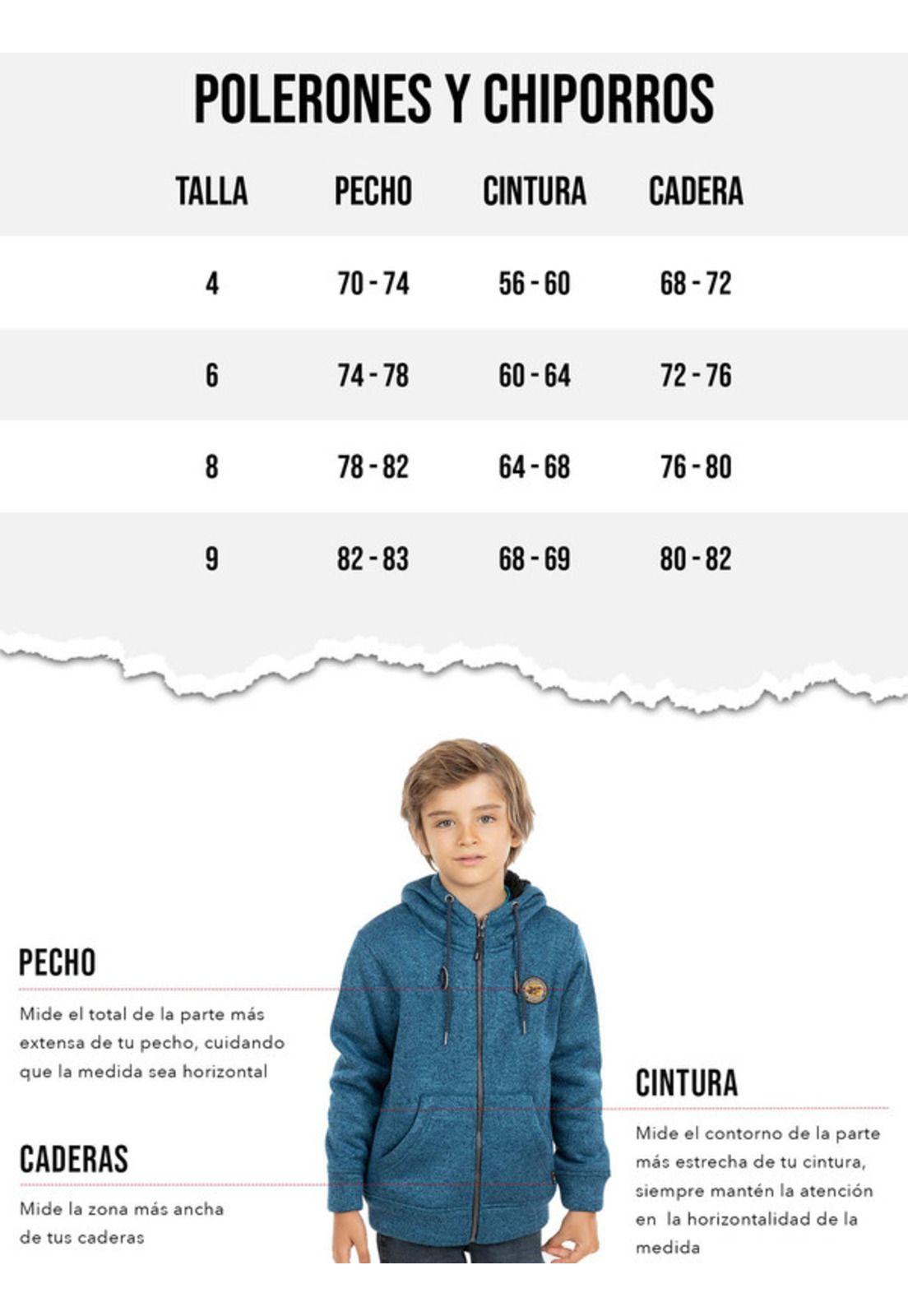 Poleron SOFT CLASSIC SHERPA Niño Azul Maui and Sons-4