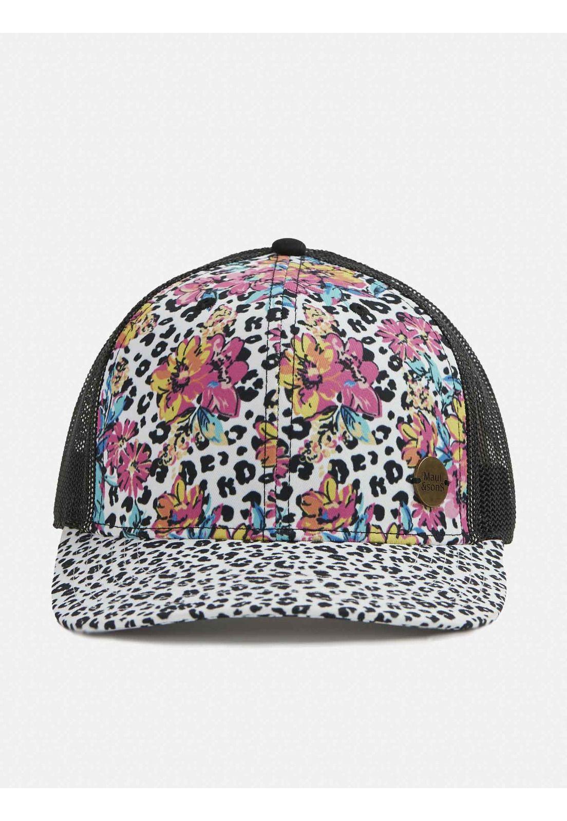 Jockey Animal Flower Trucker Mujer Rosado Maui and Sons-0