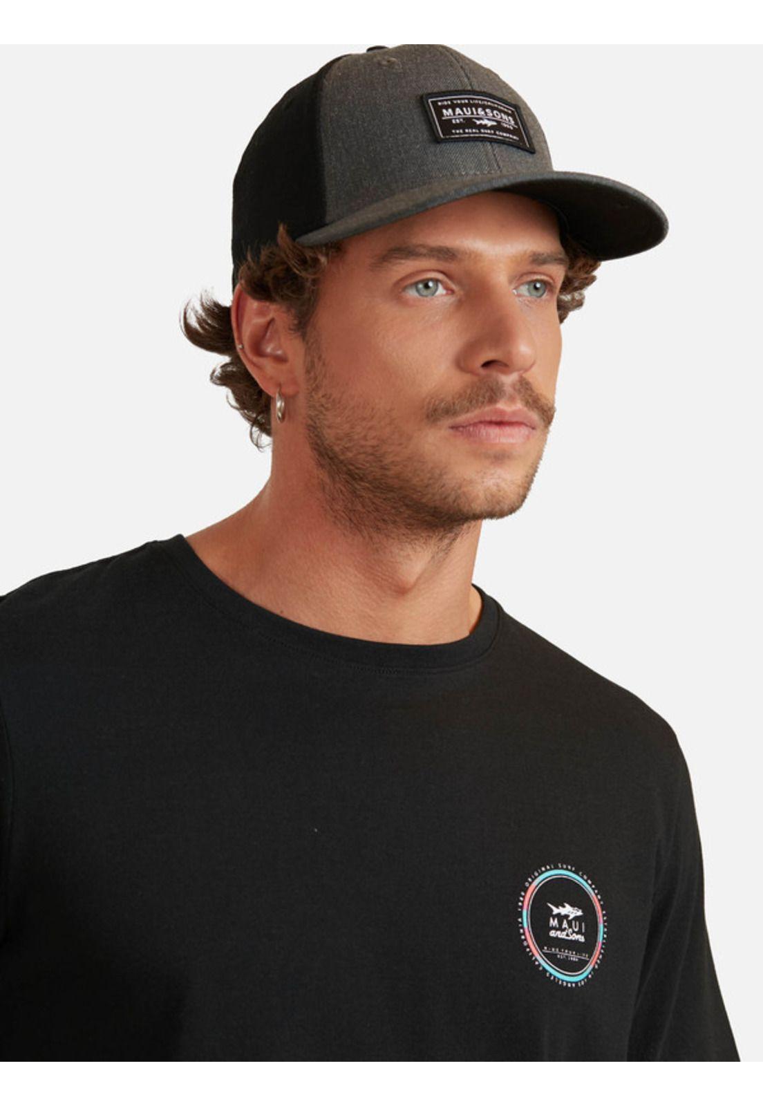 Polera Cyber Maui Hombre Negro Maui And Sons-2