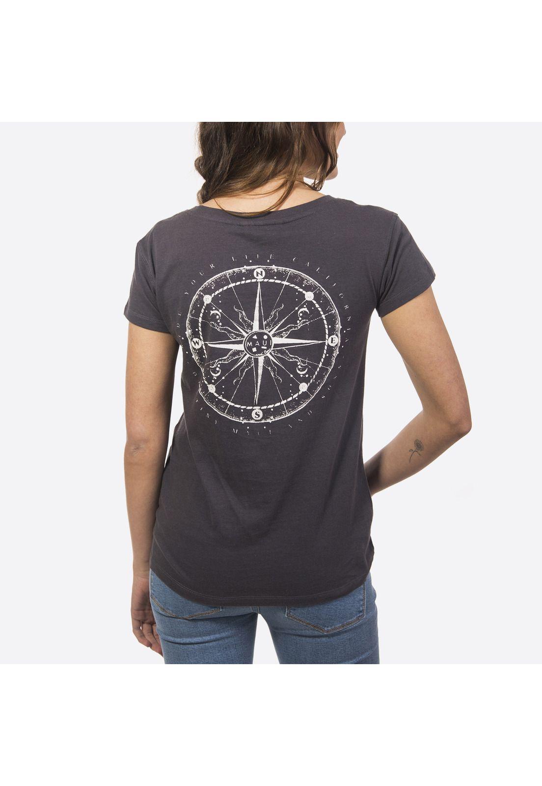 Polera M/C Mujer Negro Maui and Sons 5P428-WV19-1