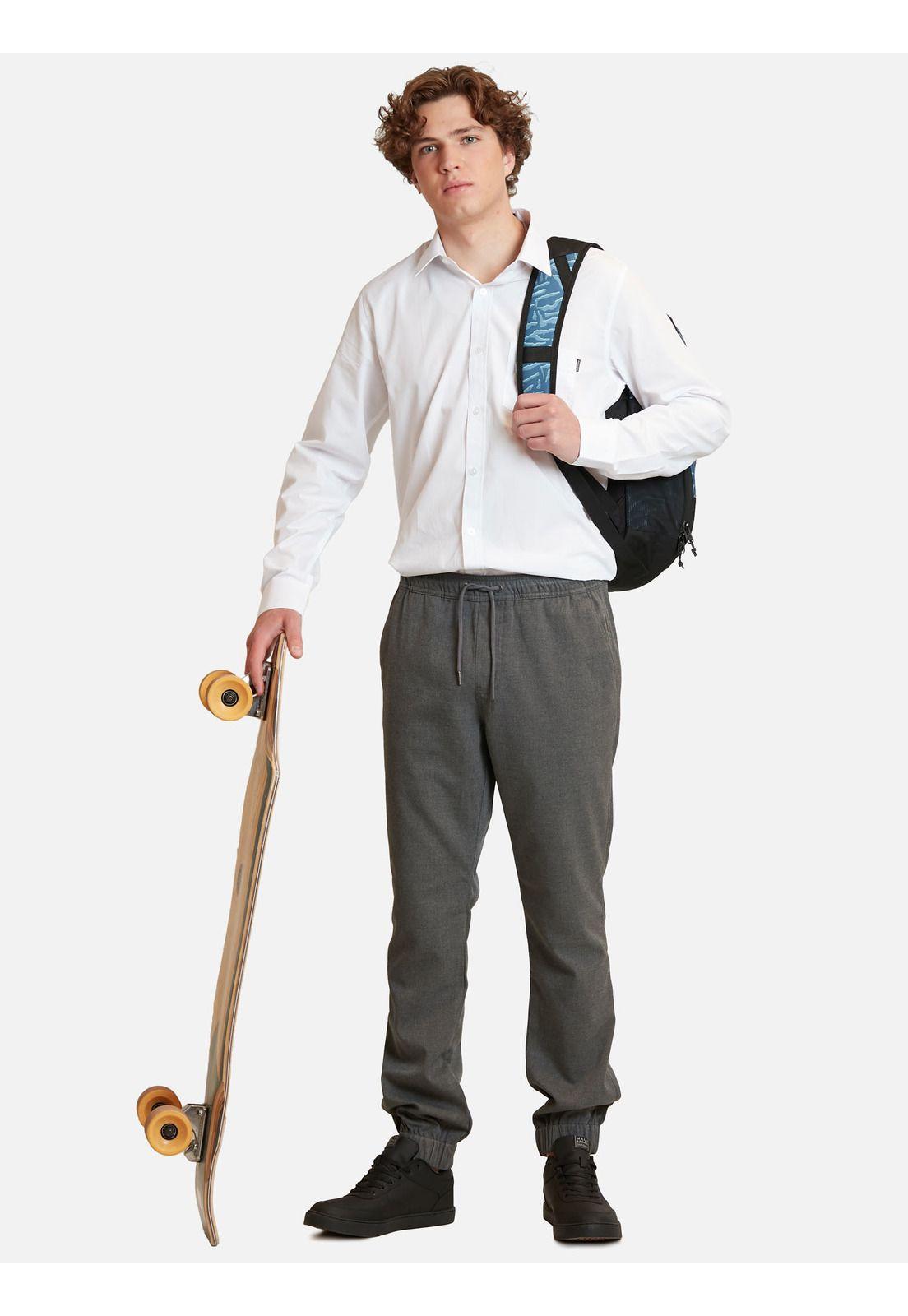 Pantalón Escolar Electir Gris Hombre Maui and Sons-2