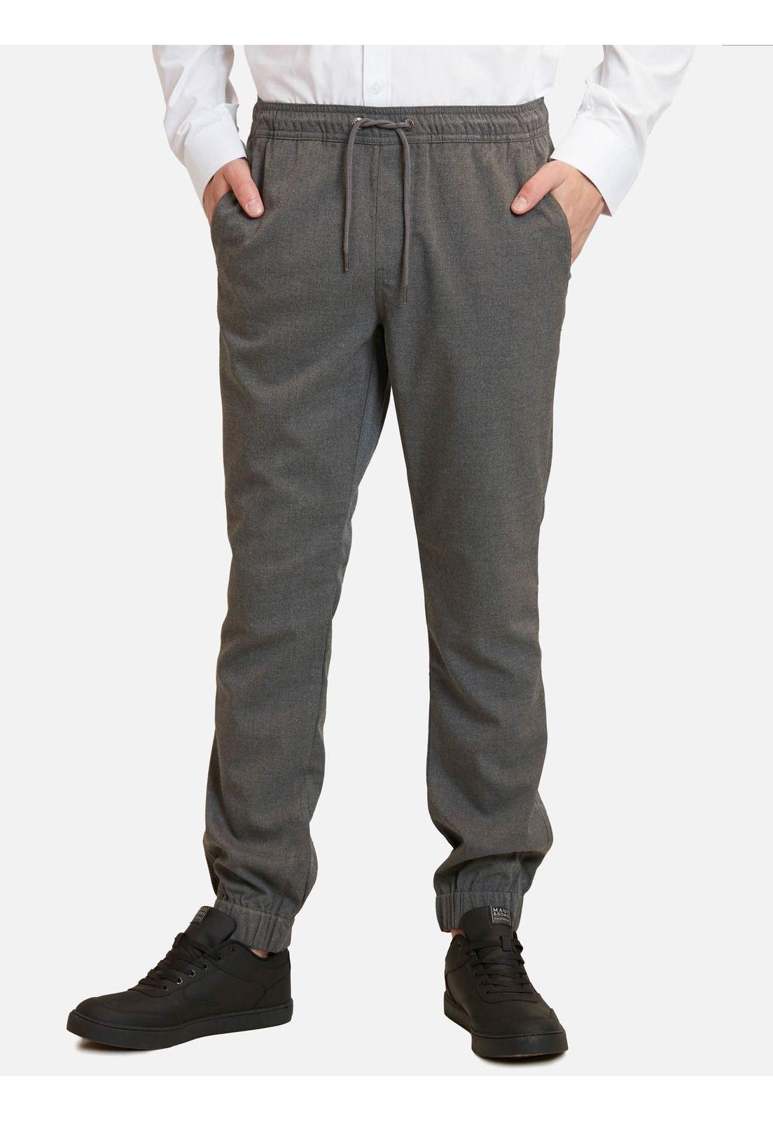 Pantalón Escolar Electir Gris Hombre Maui and Sons-0