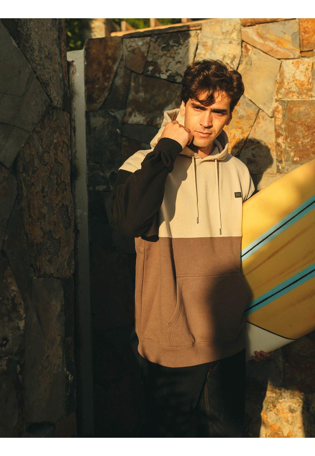 Poleron Canguro Driftx Café Hombre Maui And Sons-0