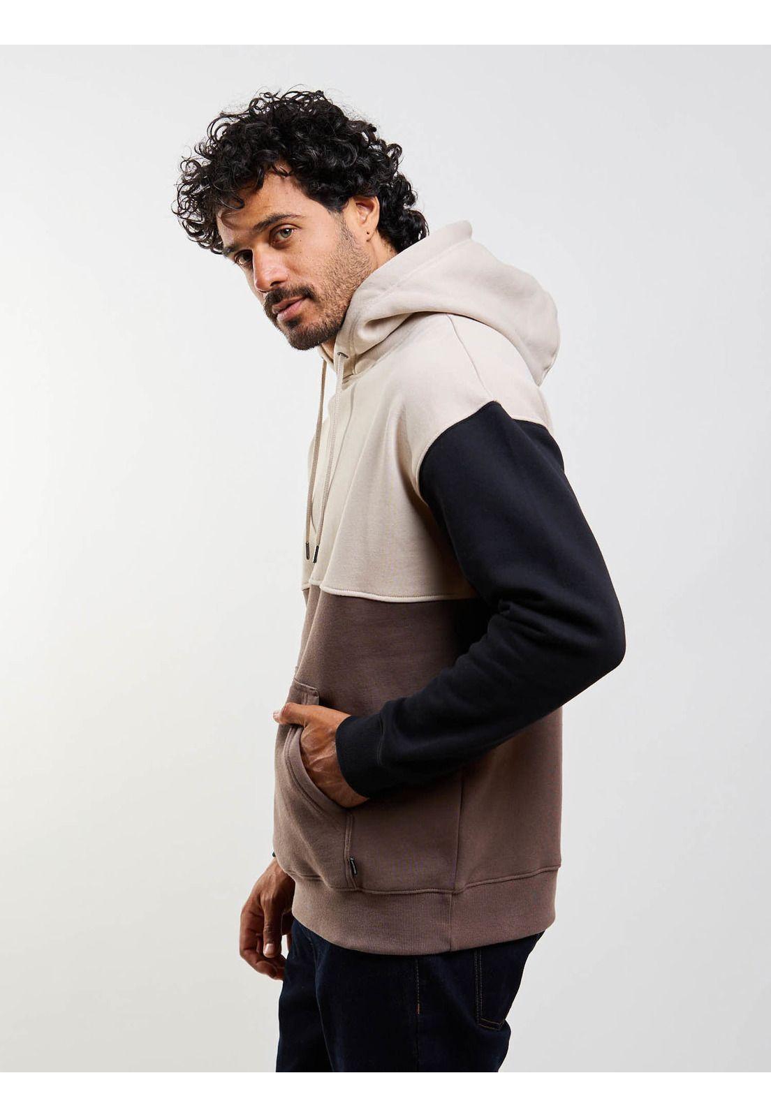 Poleron Canguro Driftx Café Hombre Maui And Sons-5