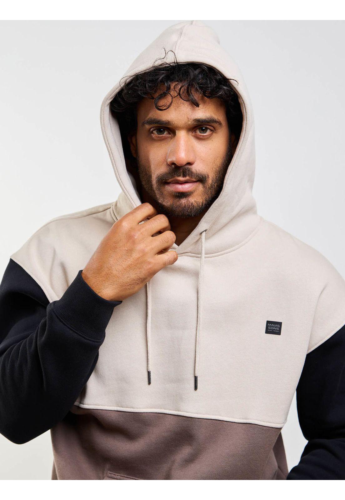 Poleron Canguro Driftx Café Hombre Maui And Sons-6