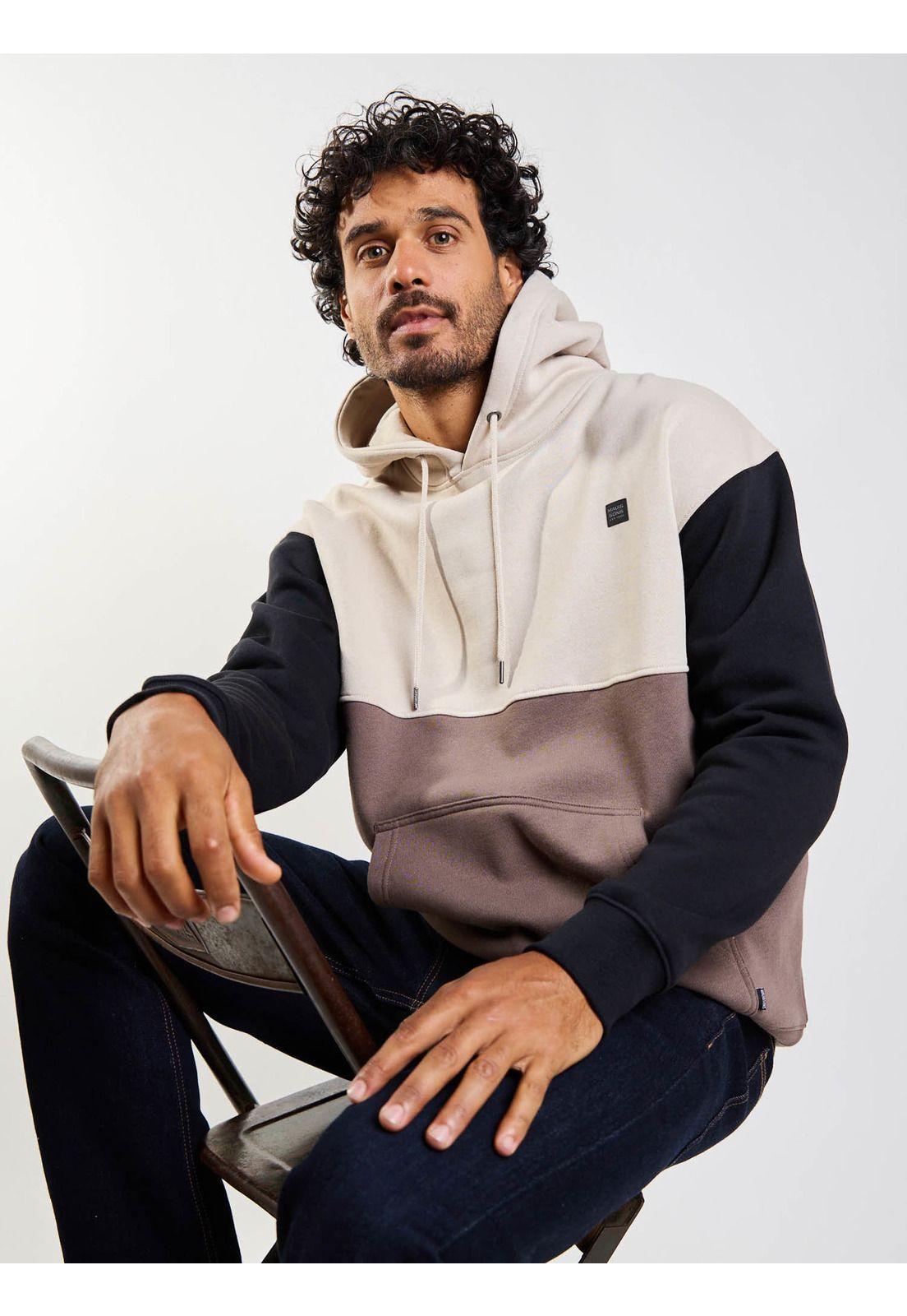 Poleron Canguro Driftx Café Hombre Maui And Sons-8