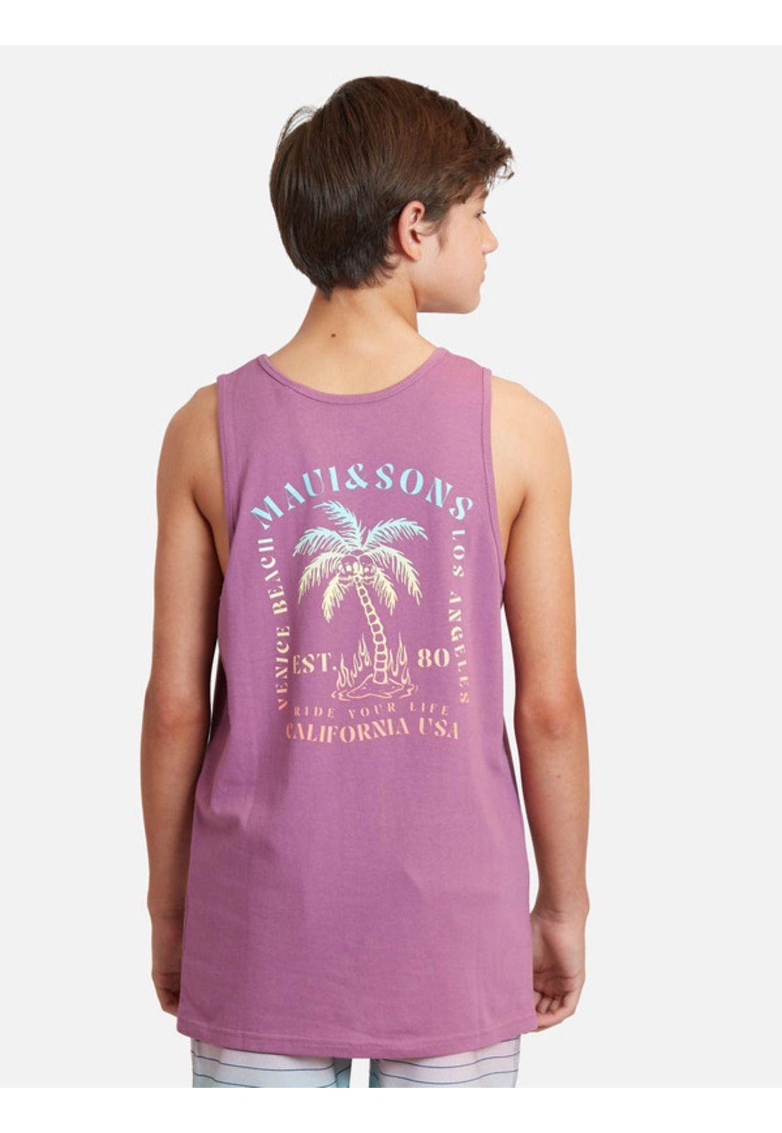 Polera Venice Beach Tanks Burdeo Niño Maui and sons-1
