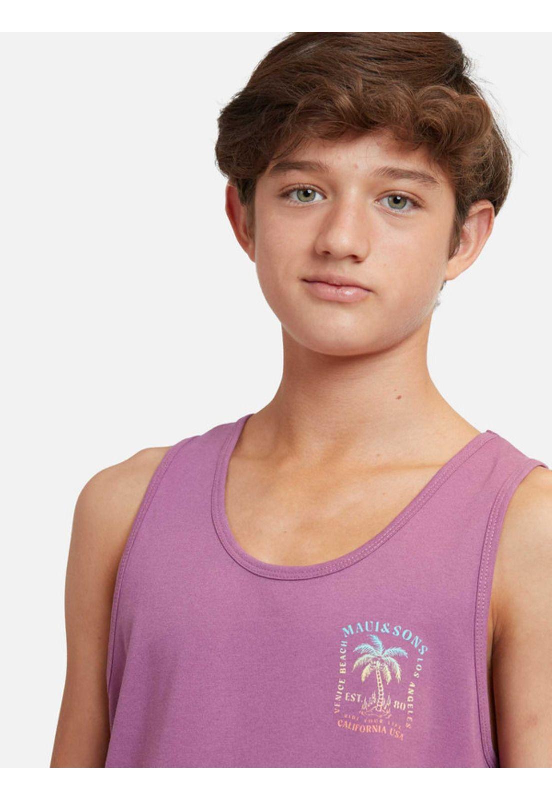 Polera Venice Beach Tanks Burdeo Niño Maui and sons-2