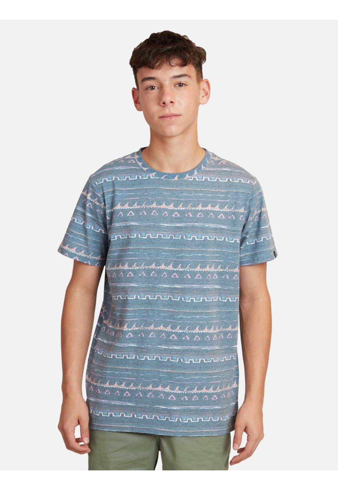 Polera Symbols Greca Hawaii Hombre Multicolor Maui And Sons-0