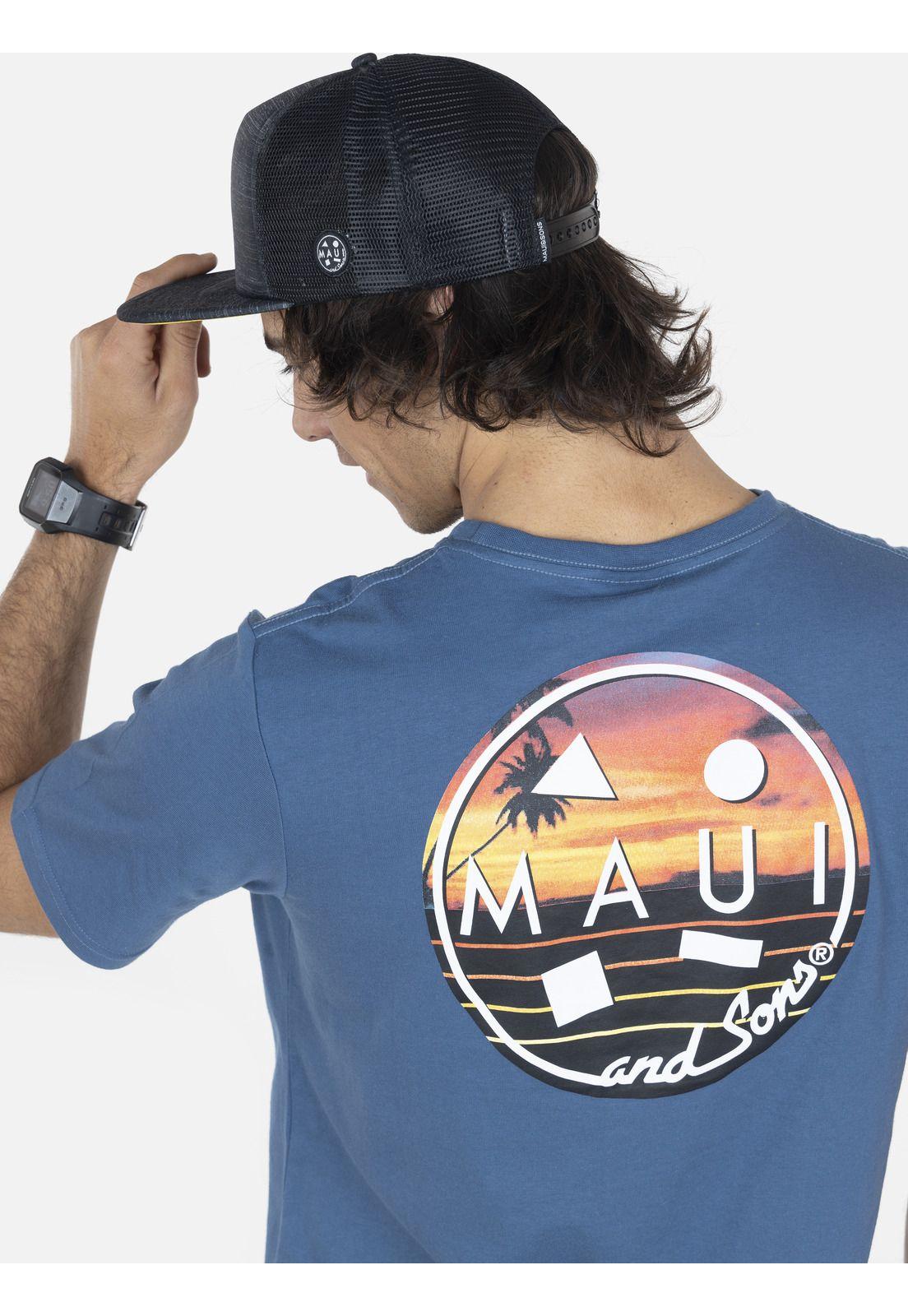Pack Polera Jockey Hombre Azul 5AV1217-MV22 Maui And Sons-3