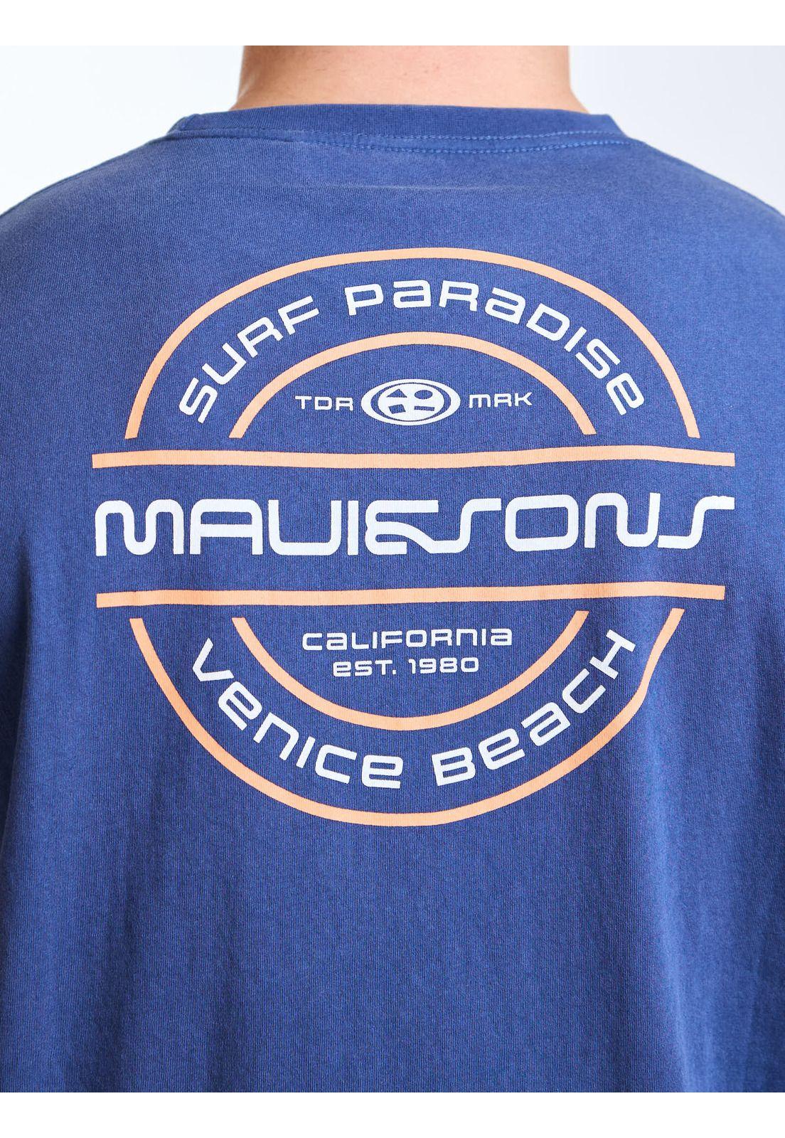 Polera MC Endless Azul Hombre Maui and Sons-3