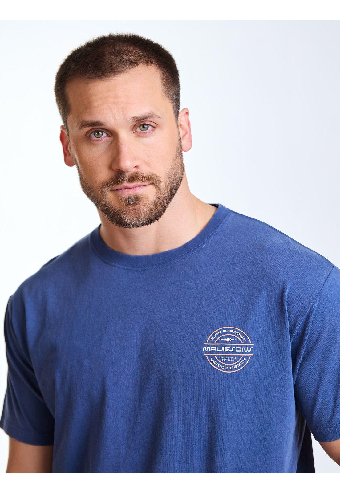 Polera MC Endless Azul Hombre Maui and Sons-4
