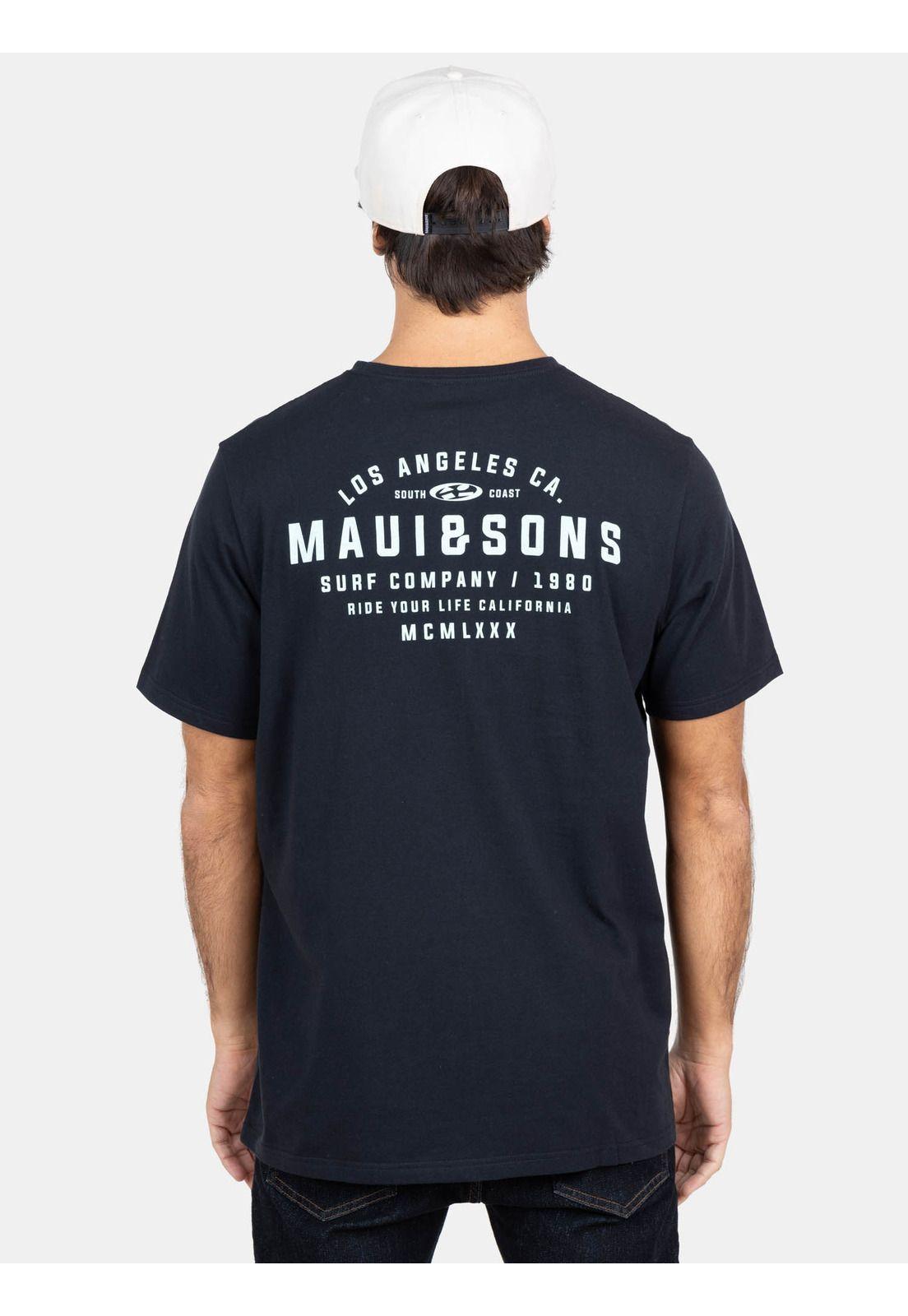 Polera MC Surf Company Negro Hombre Maui And Sons-1