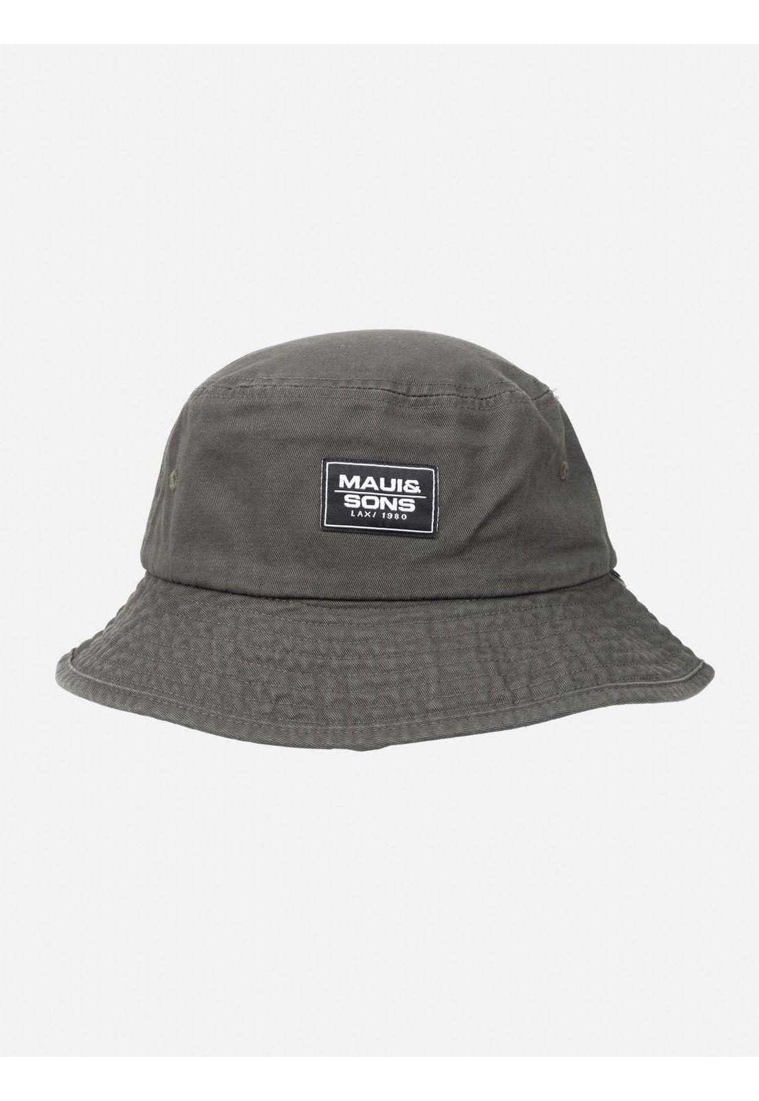 Gorro Shark Bucket Hombre Verde Maui and Sons-0