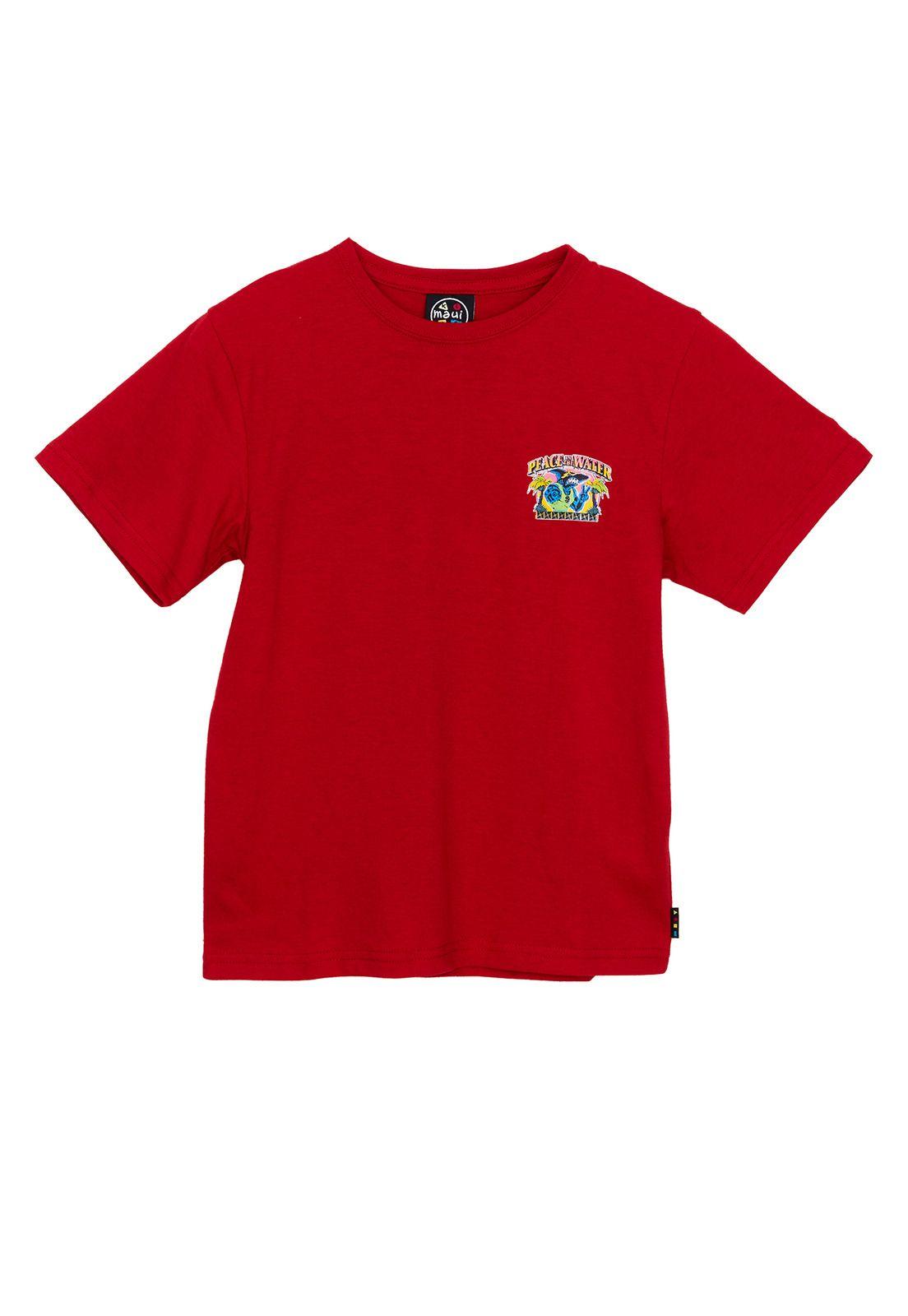 Polera Niño Maui 5P980-KV21 Rojo-0