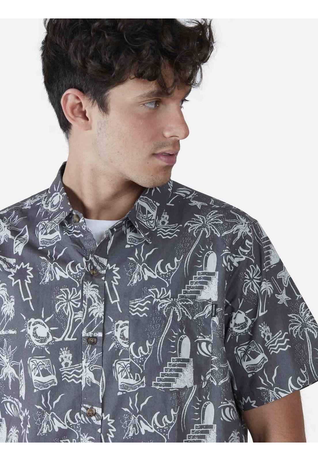 Camisa  Hombre Negro 5C904-MV22 Maui And Sons-2