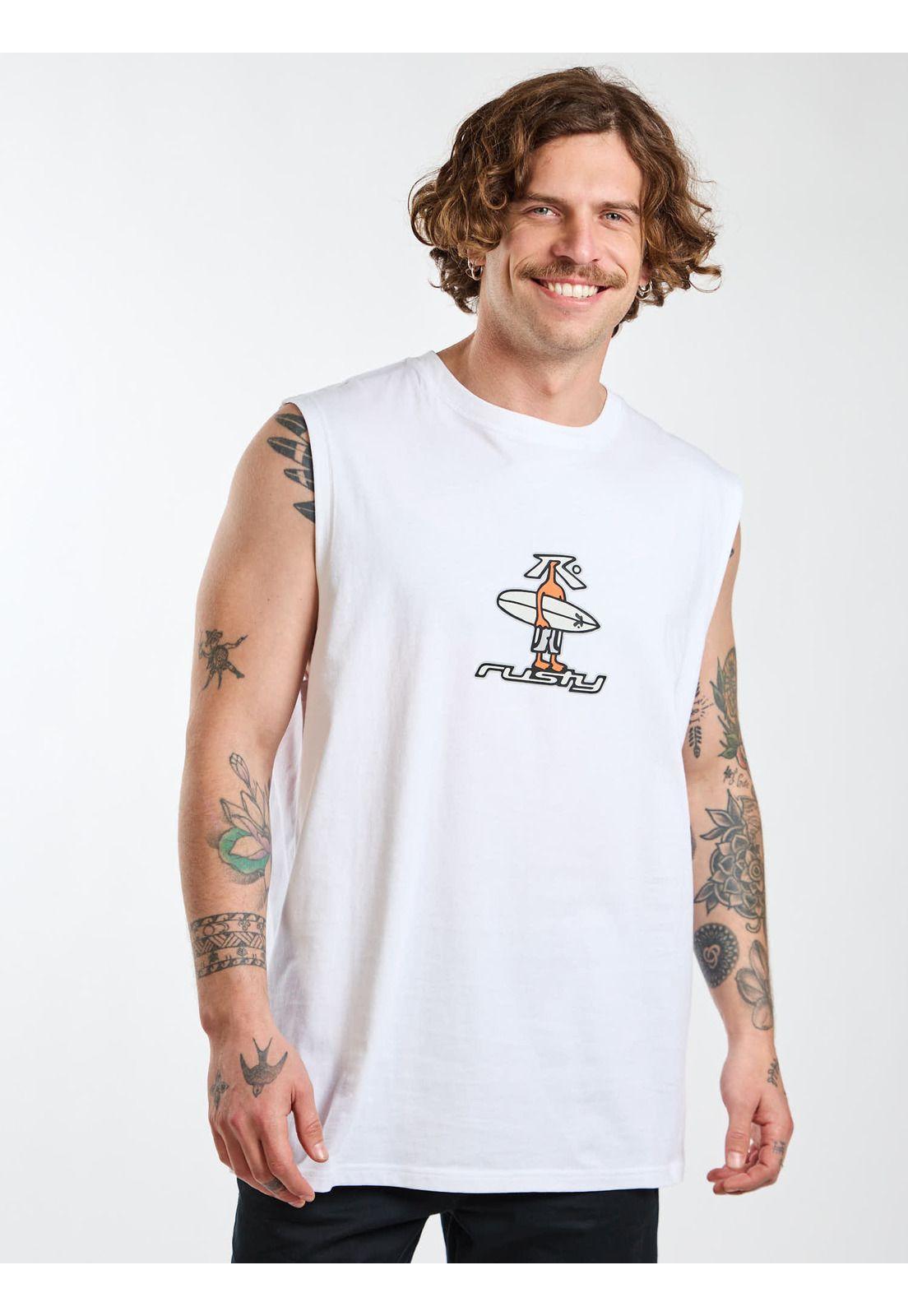 Polera SM Driftwood Blanco Hombre Rusty-6
