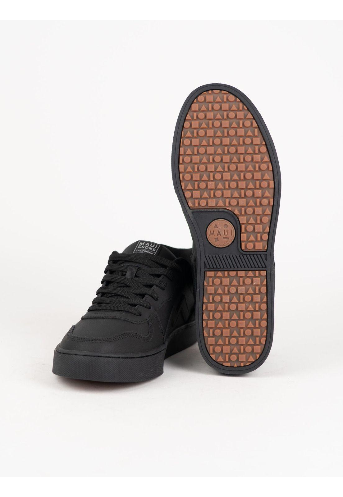 Zapatilla Escolar Splash Negro Hombre Maui and Sons-4