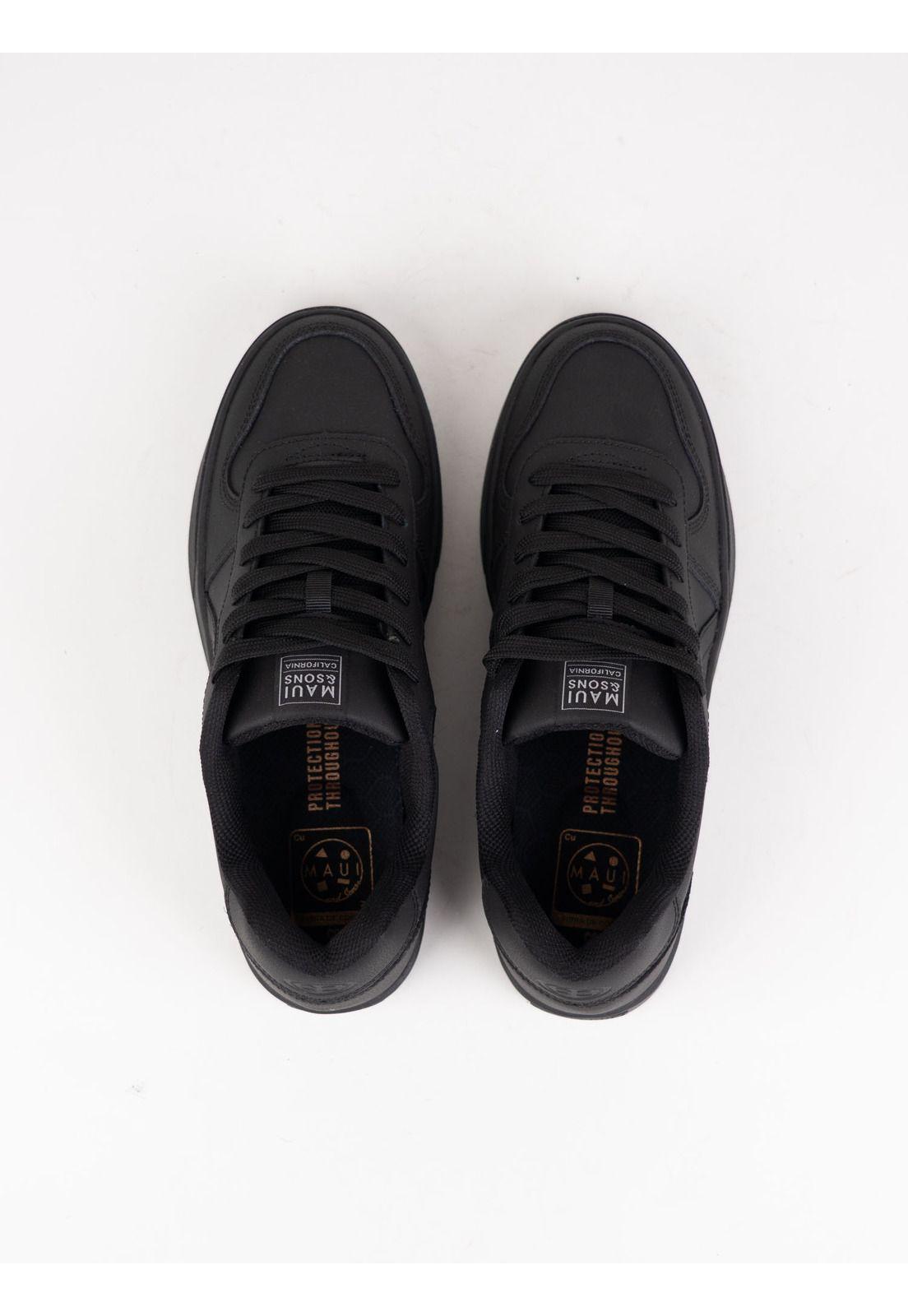 Zapatilla Escolar Splash Negro Hombre Maui and Sons-8