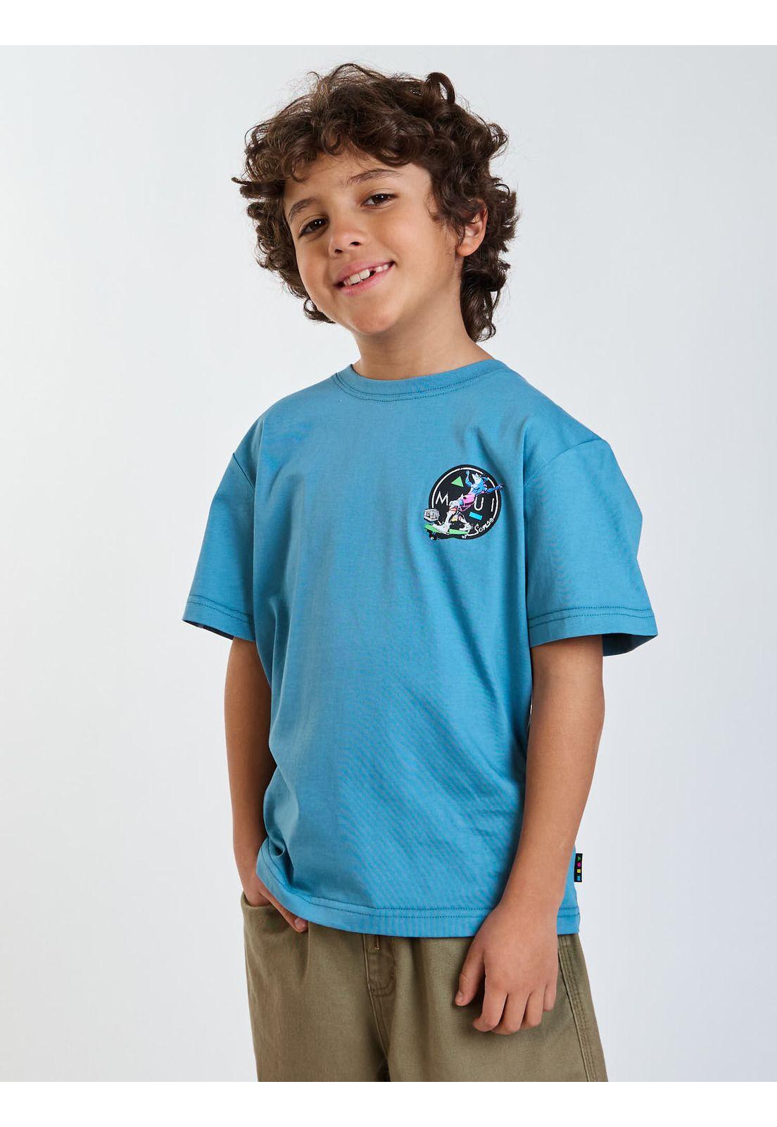 Polera MC Sunset Celeste Infantil Maui and Sons-5