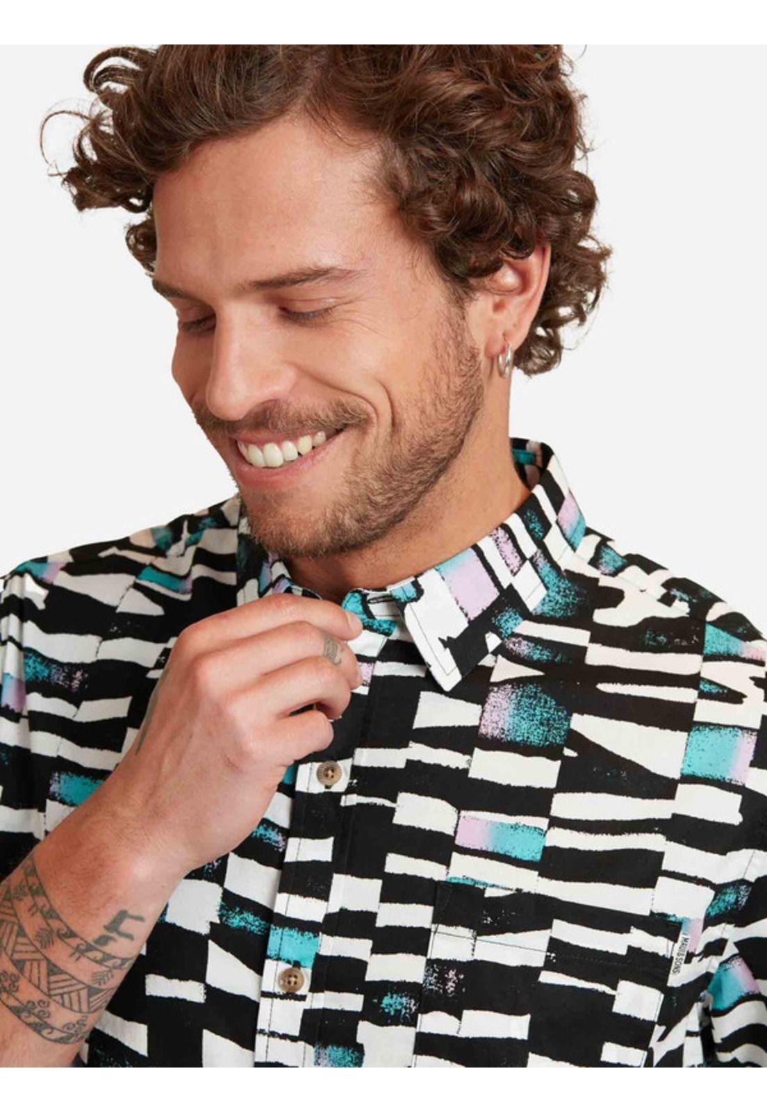 Camisa Mc 5C866 Hombre Multicolor Maui And Sons-2