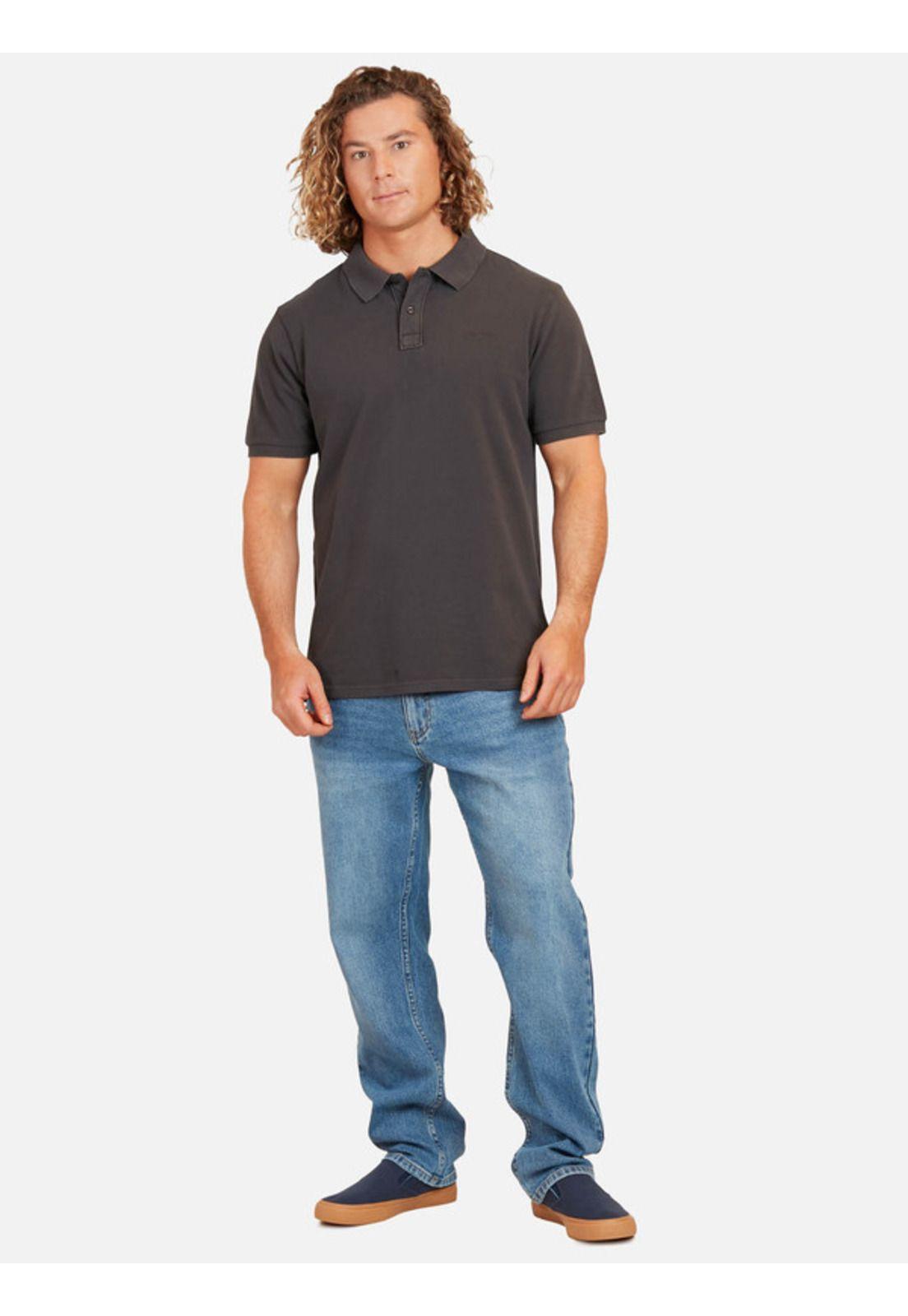 Polera Classic Pique Maui Hombre Gris Maui And Sons-3