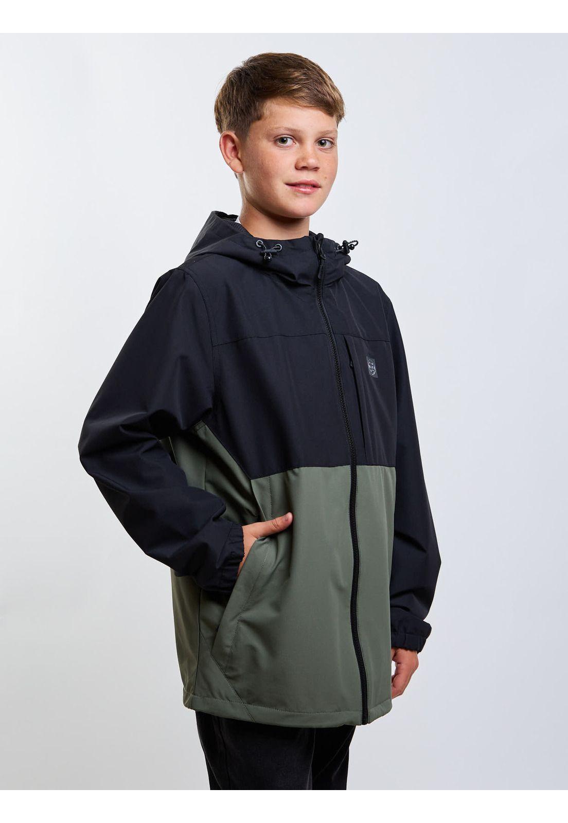 Cortaviento Trekker Verde Infantil Maui And Sons-0