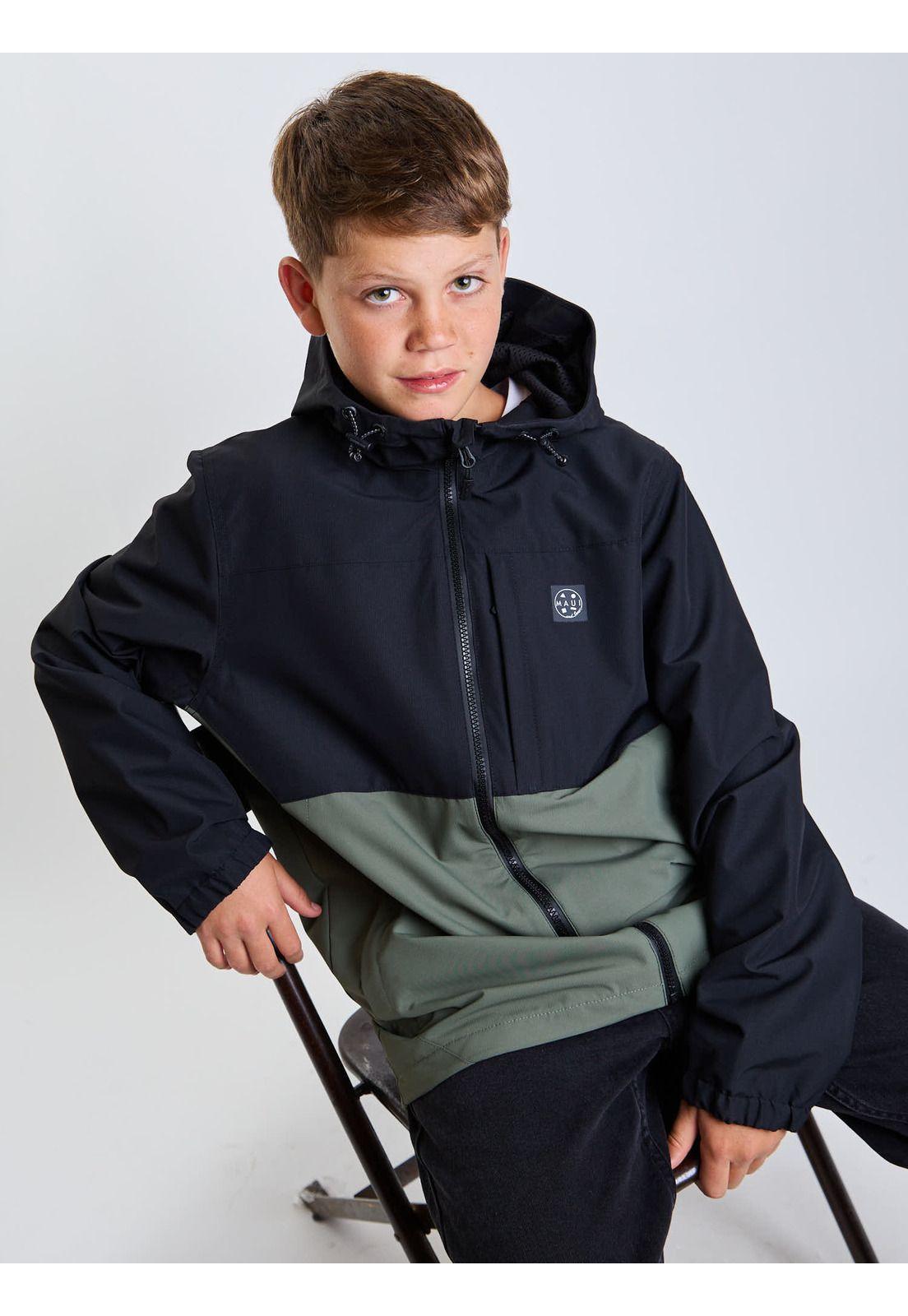 Cortaviento Trekker Verde Infantil Maui And Sons-6