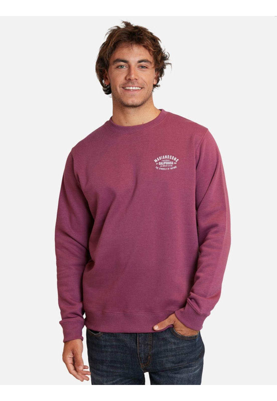 Poleron Symbols Of Nature Crew Hombre Maui And Sons-0