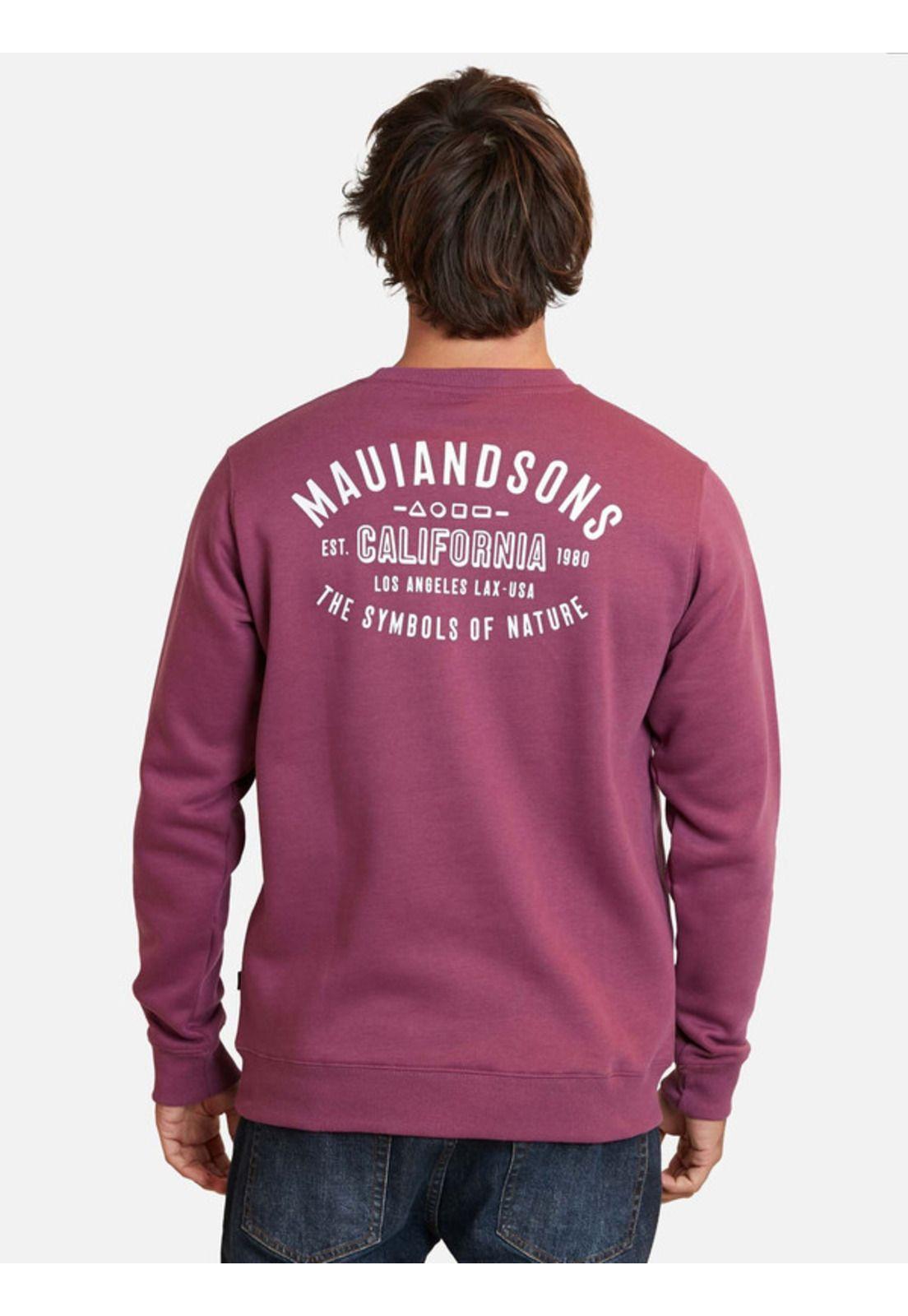 Poleron Symbols Of Nature Crew Hombre Maui And Sons-1