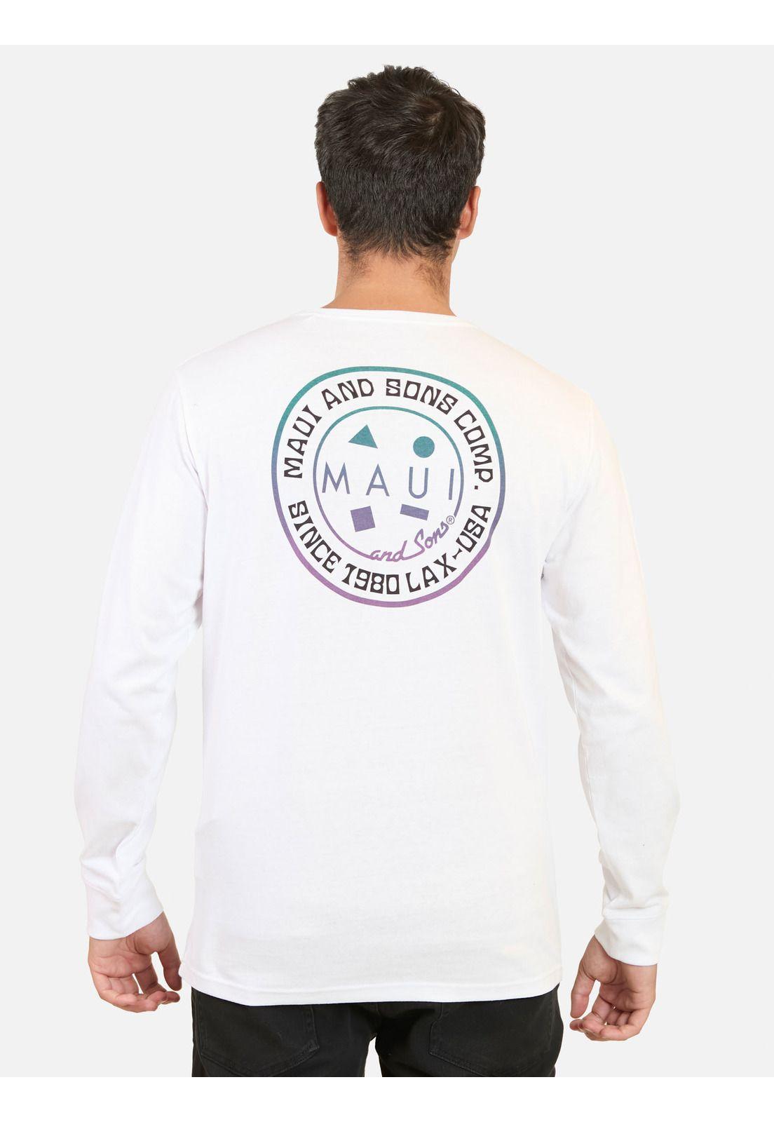 Polera Belenus Blanco Hombre Maui And Sons-1
