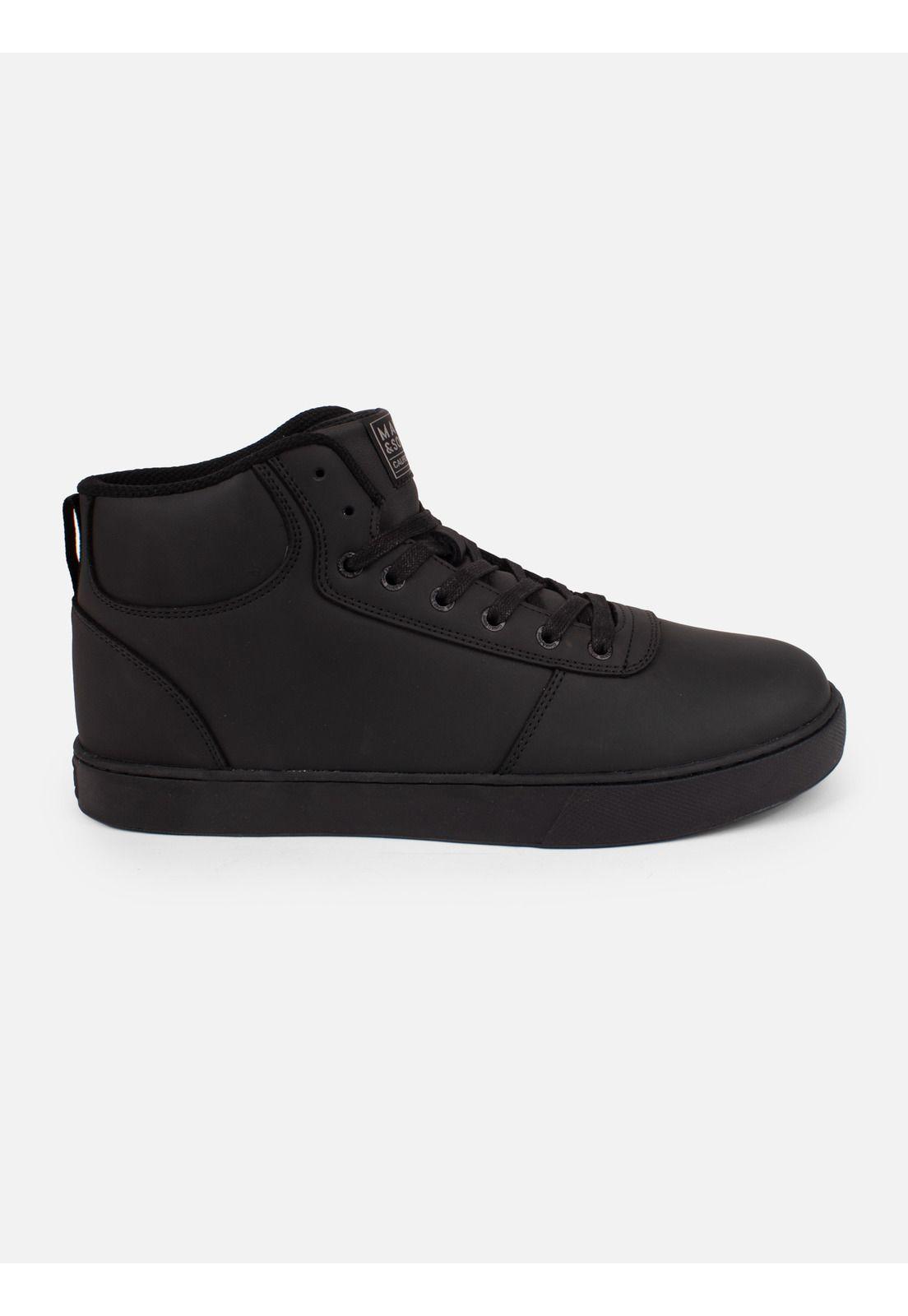 Zapatillas Escolar Pele Hi Negro Hombre Maui And Sons-1