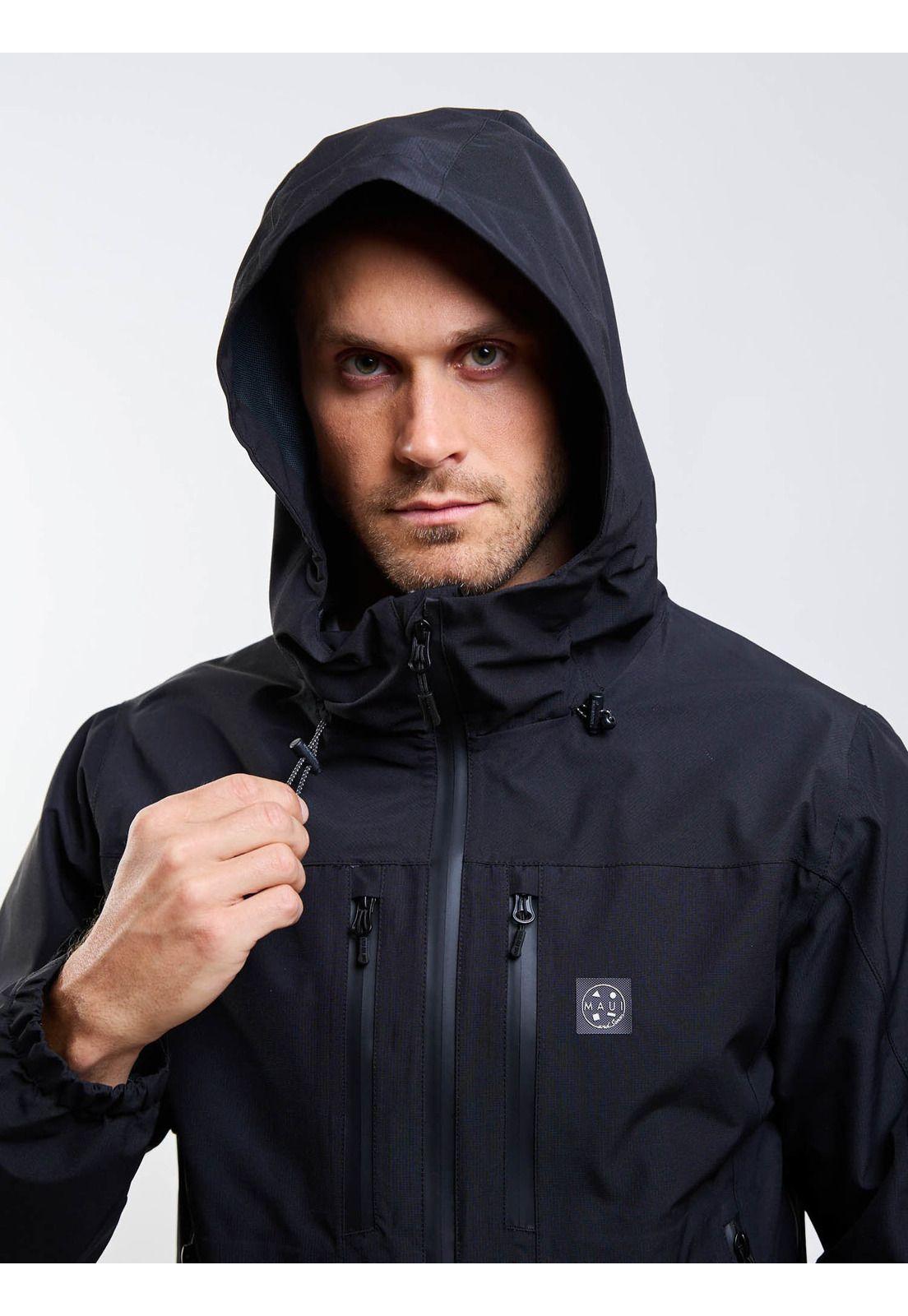 Cortaviento Technical Negro Hombre Maui And Sons-4