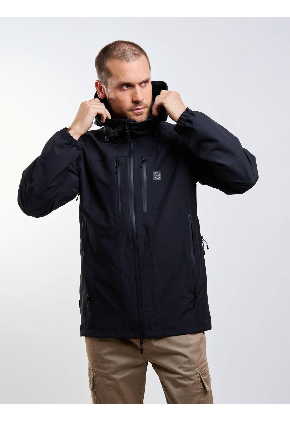 Cortaviento Technical Negro Hombre Maui And Sons-7