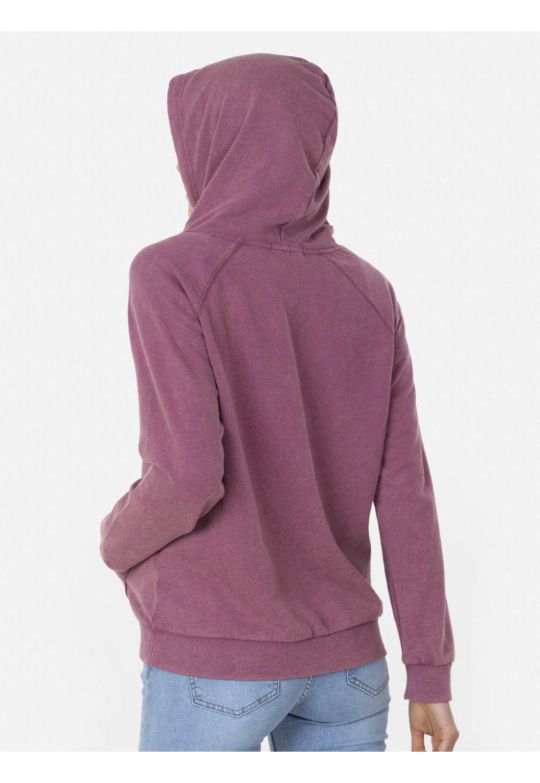 Poleron PALM AT THE SKY HOODIE Mujer Burdeo Maui and Sons-1