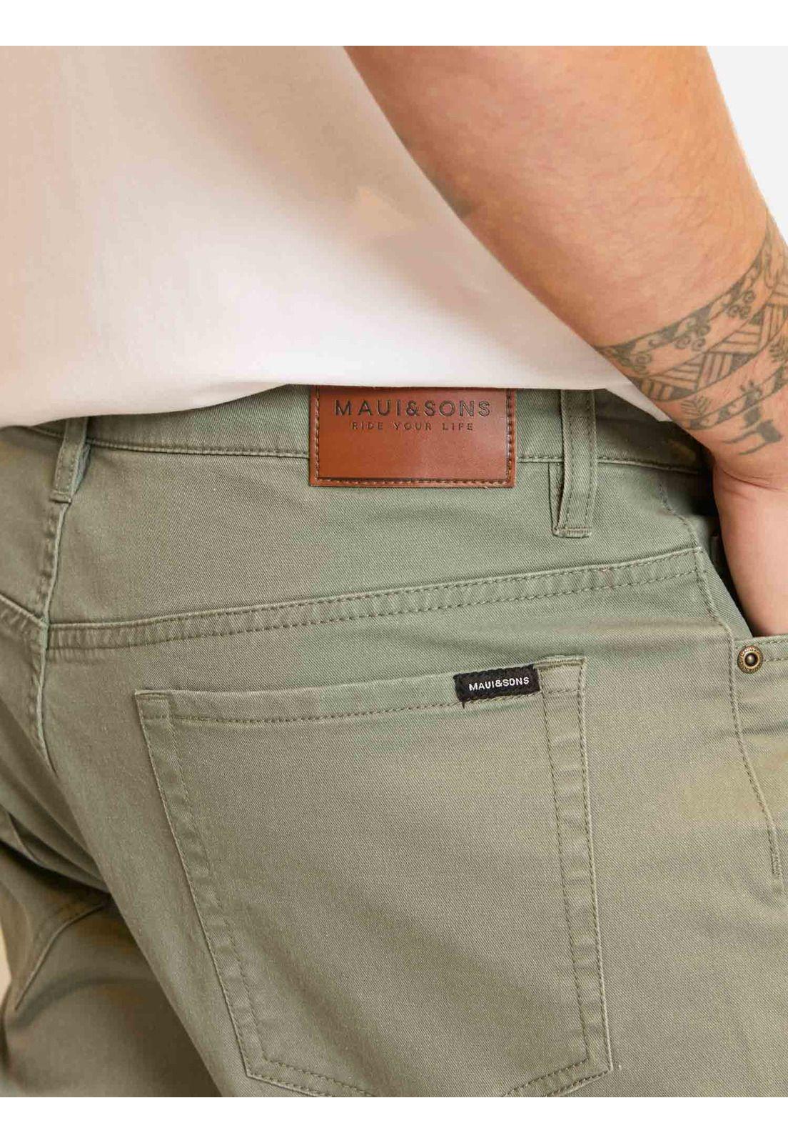 Pantalón Kaiyo Verde Hombre Maui And Sons-4