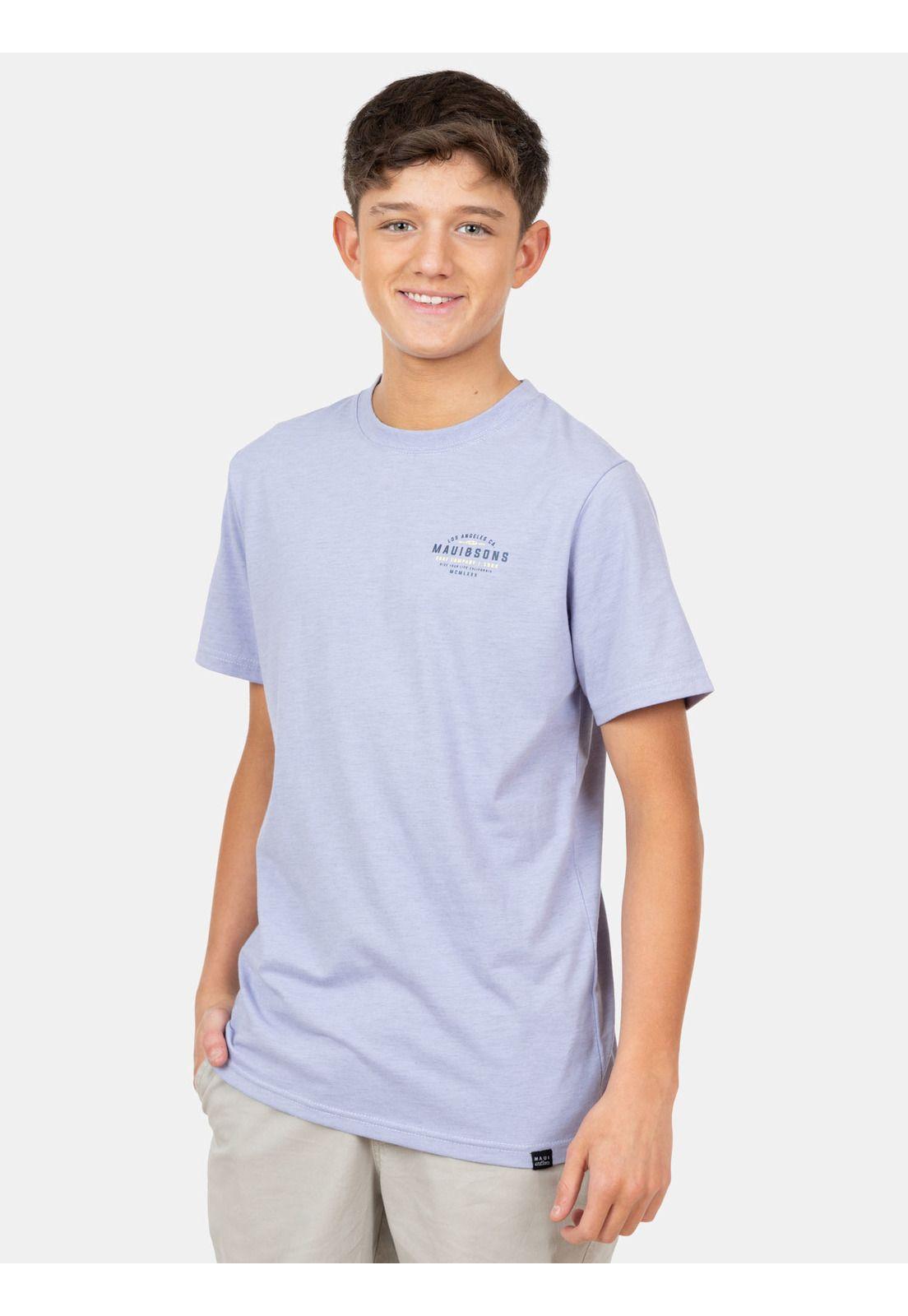 Polera MC Ride Your Life Morado Infantil Maui And Sons-0