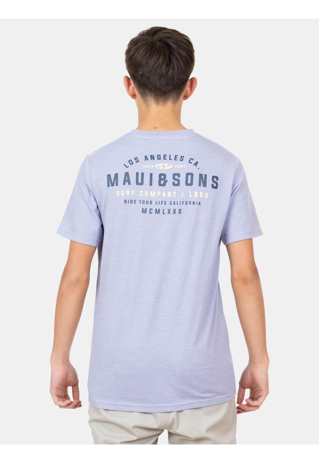 Polera MC Ride Your Life Morado Infantil Maui And Sons-1